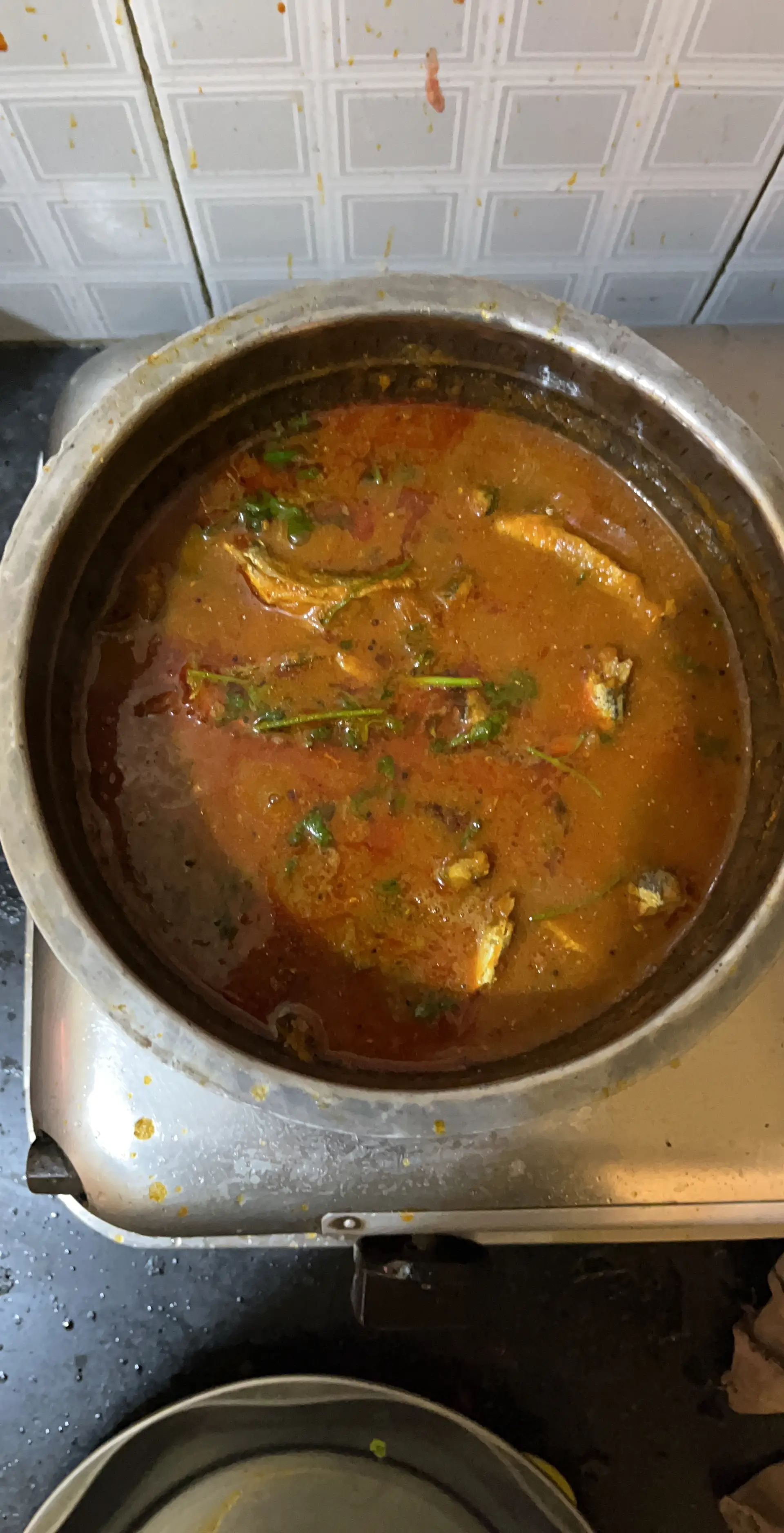 A cook's photo of Meen Kozhambu