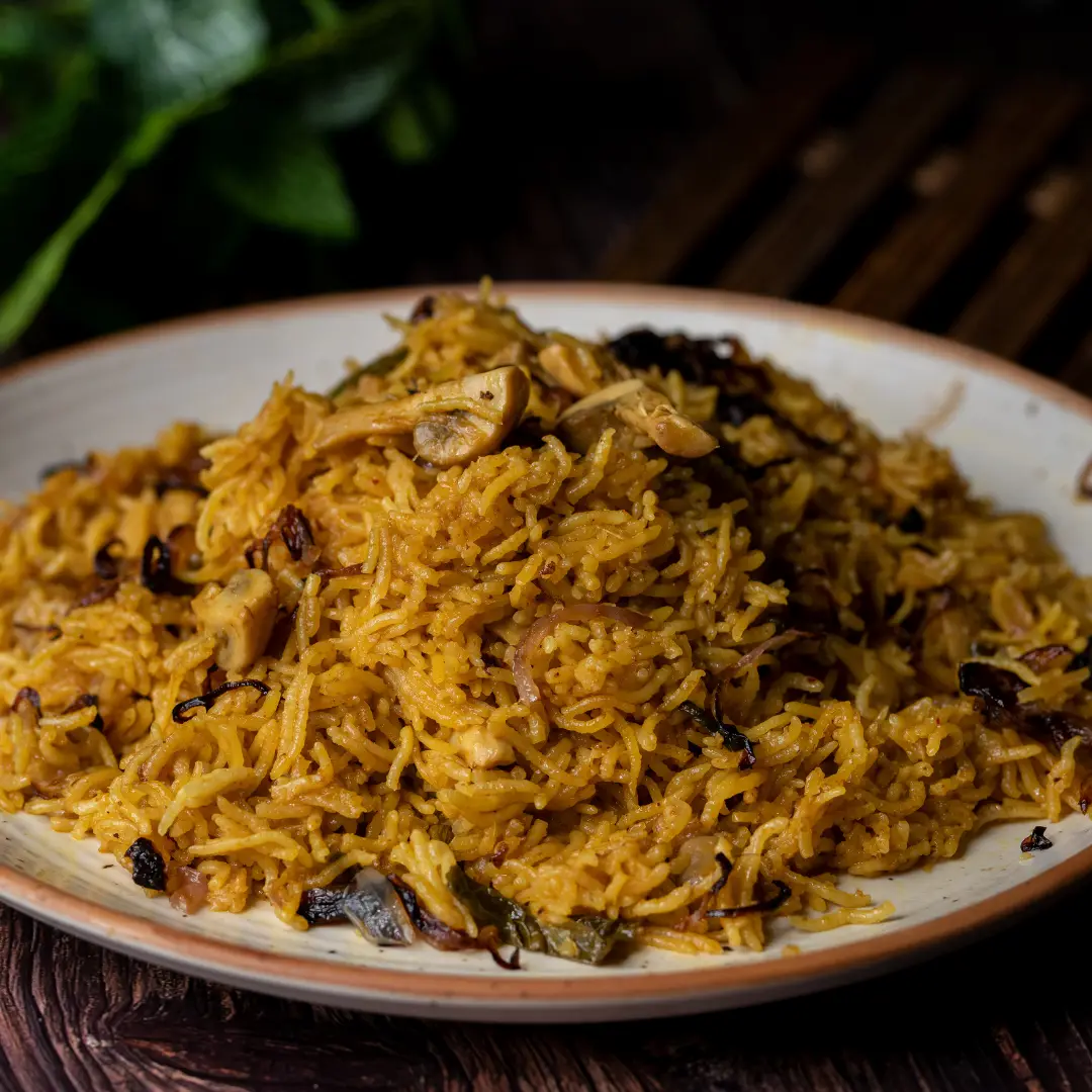 Mushroom Biryani