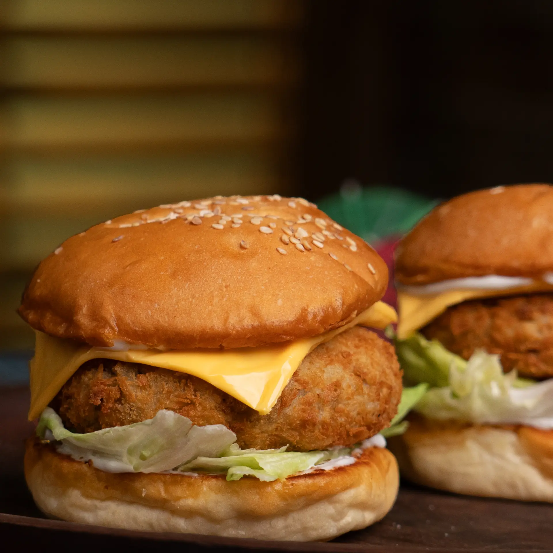 Crumbed Vegetable Burger
