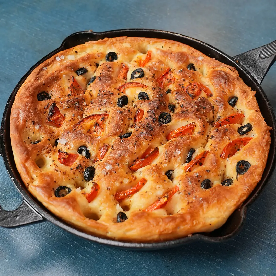 No-knead Focaccia