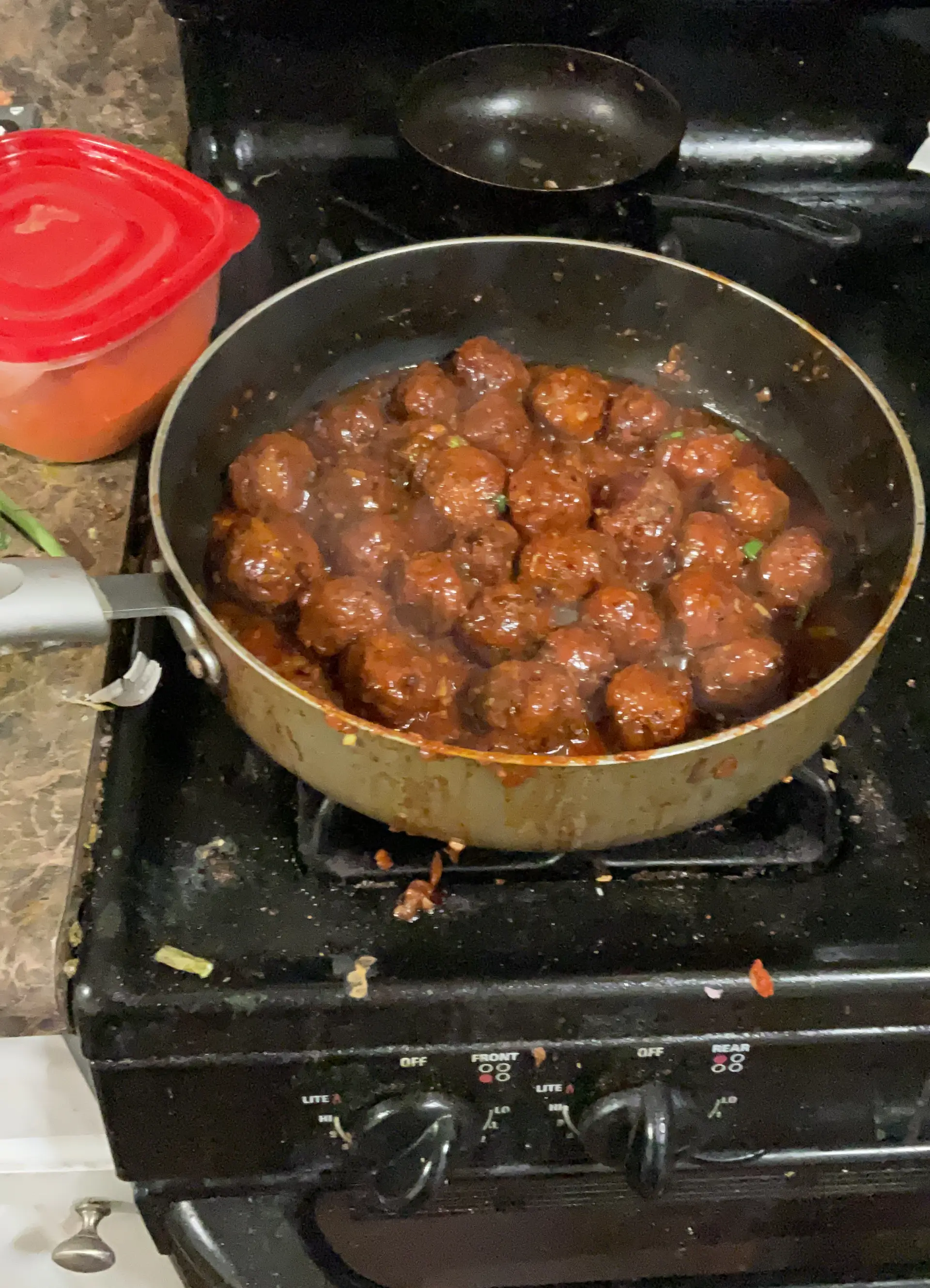 A cook's photo of Vegetable Manchurian