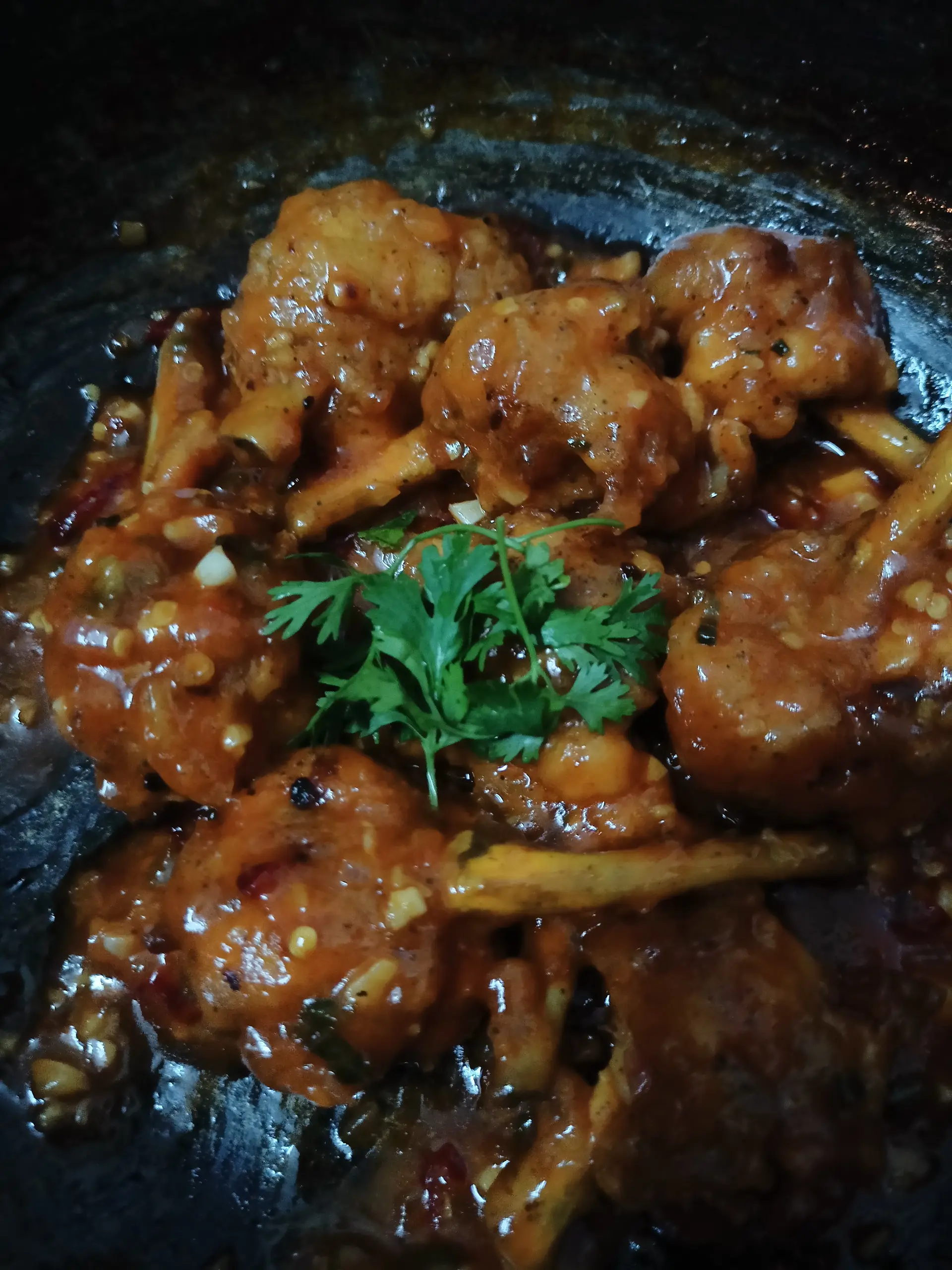 A cook's photo of Dragon Lollipop