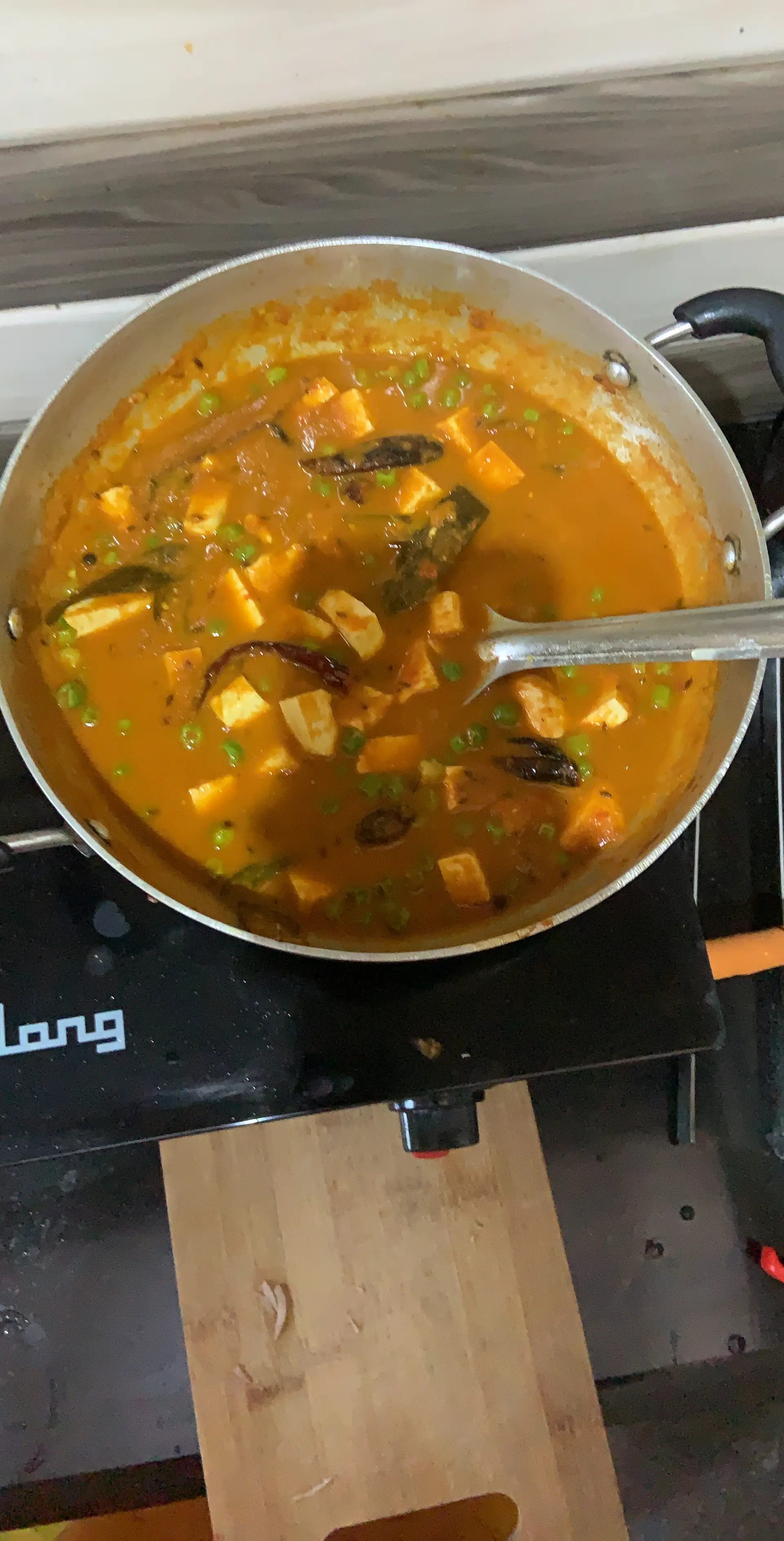 A cook's photo of Matar Paneer Gravy