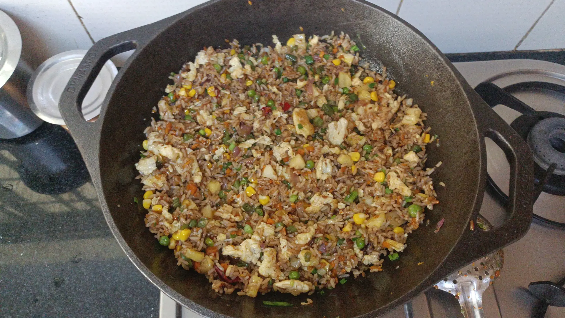 A cook's photo of Thai Pineapple and Egg Fried Rice