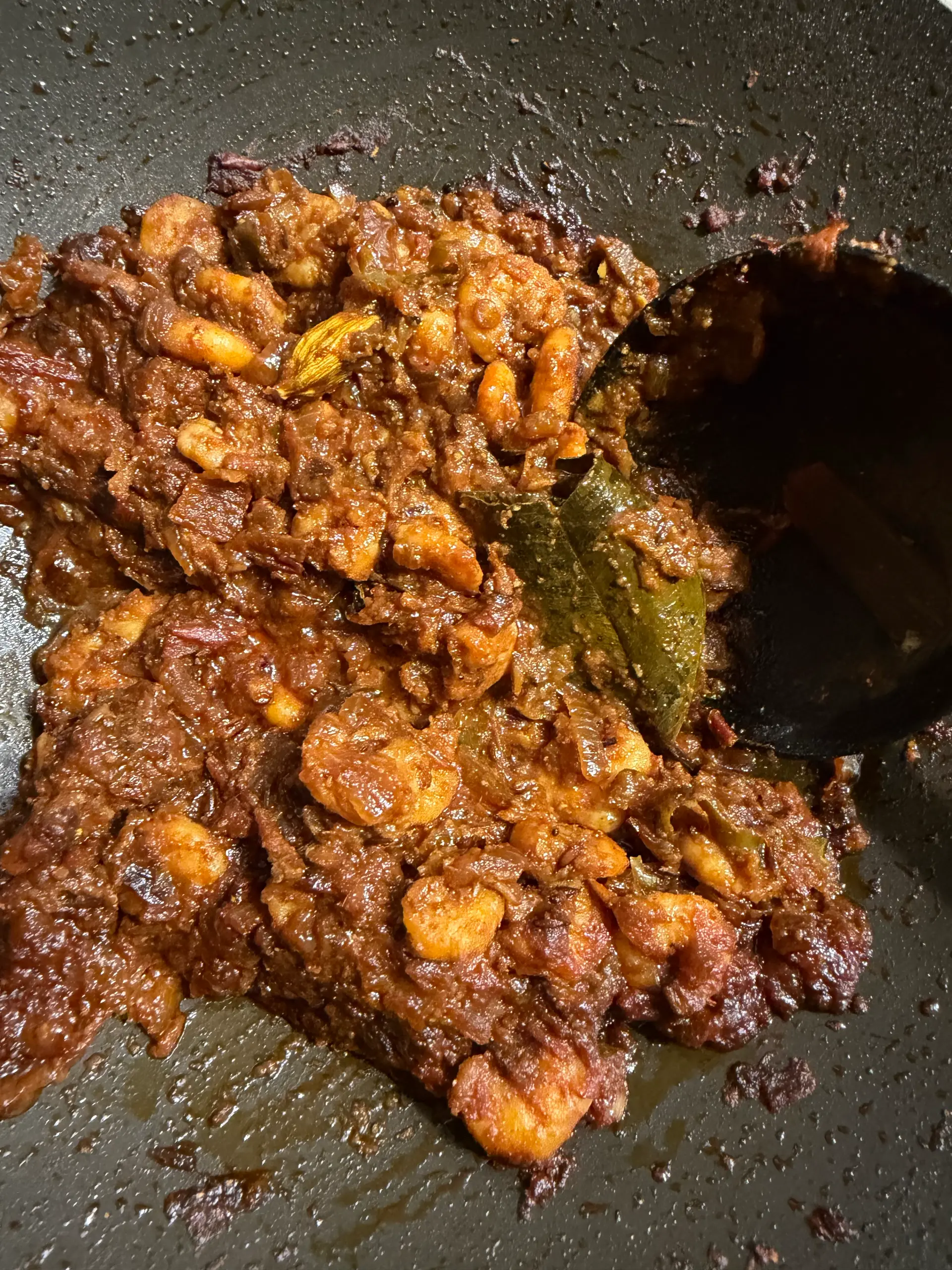 A cook's photo of Prawn Thokku