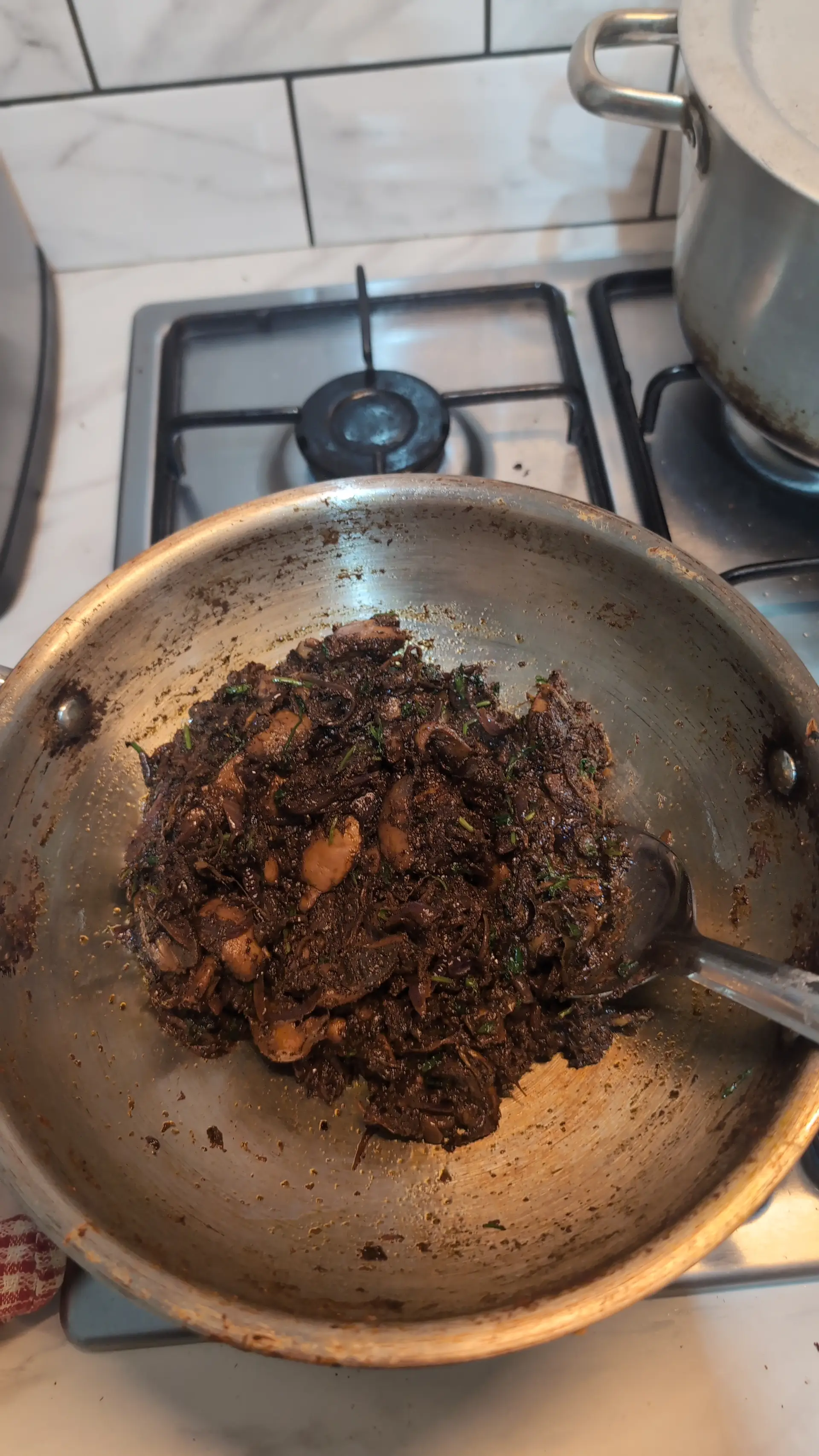 A cook's photo of Mushroom Chukka