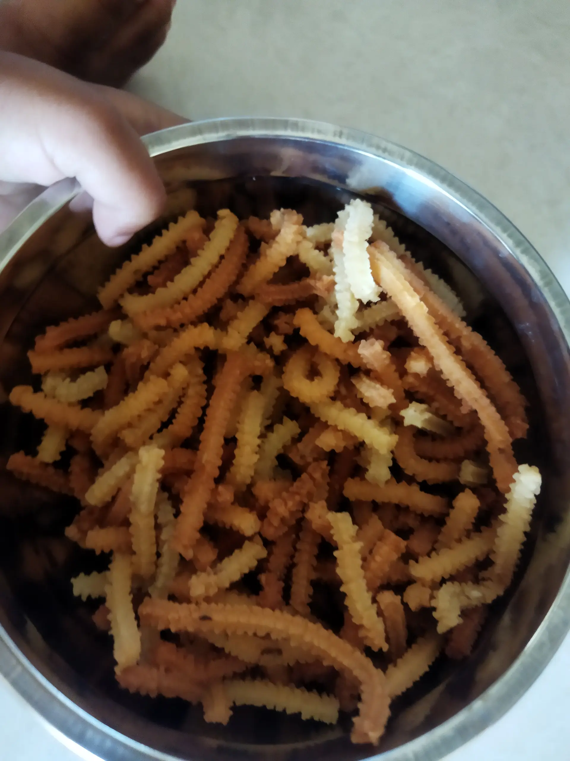 A cook's photo of Butter Murukku