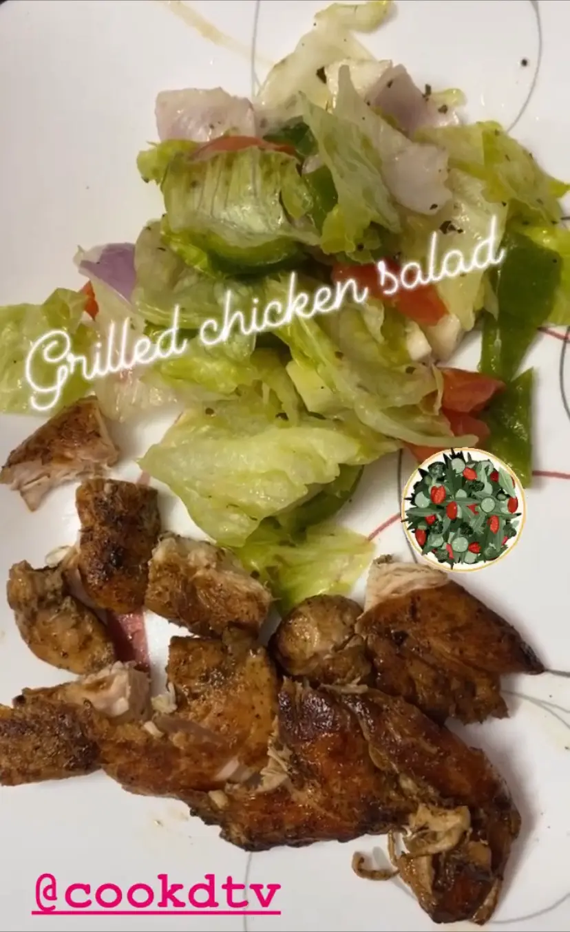 A cook's photo of Grilled Chicken Salad