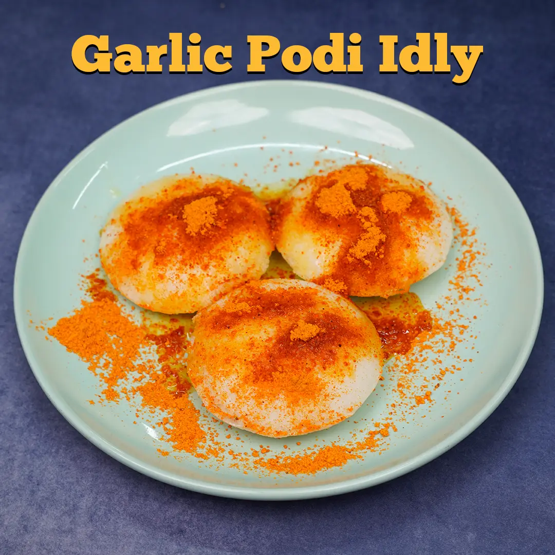 Cookd Garlic Podi Idly