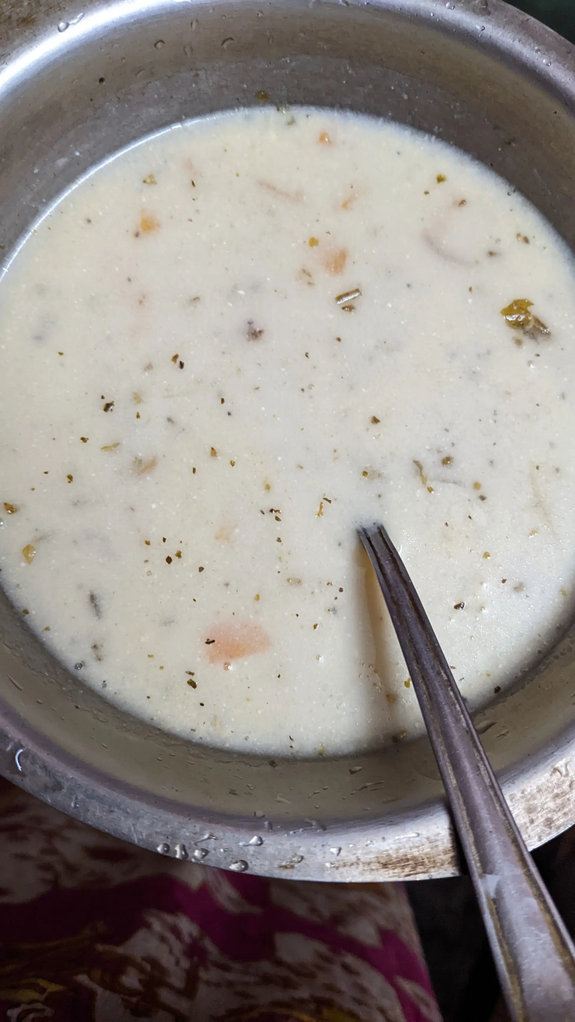 A cook's photo of Cream of Chicken Soup