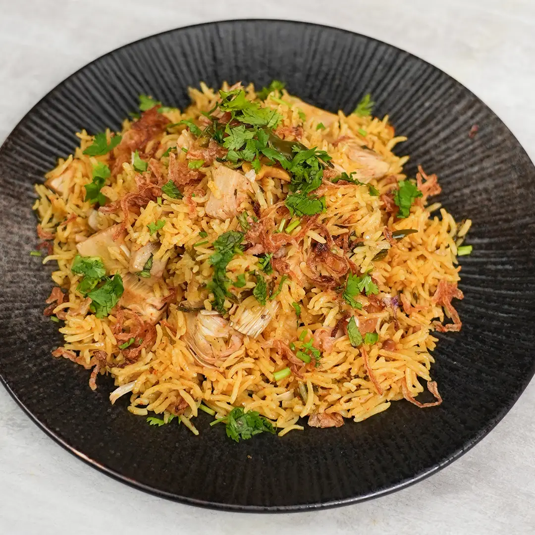 Raw Jackfruit Biryani