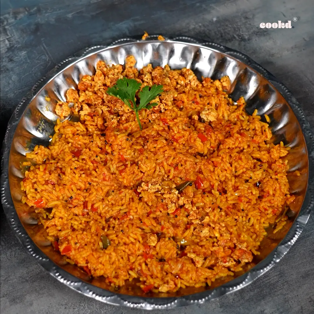 Tomato Rice and Egg Podimas
