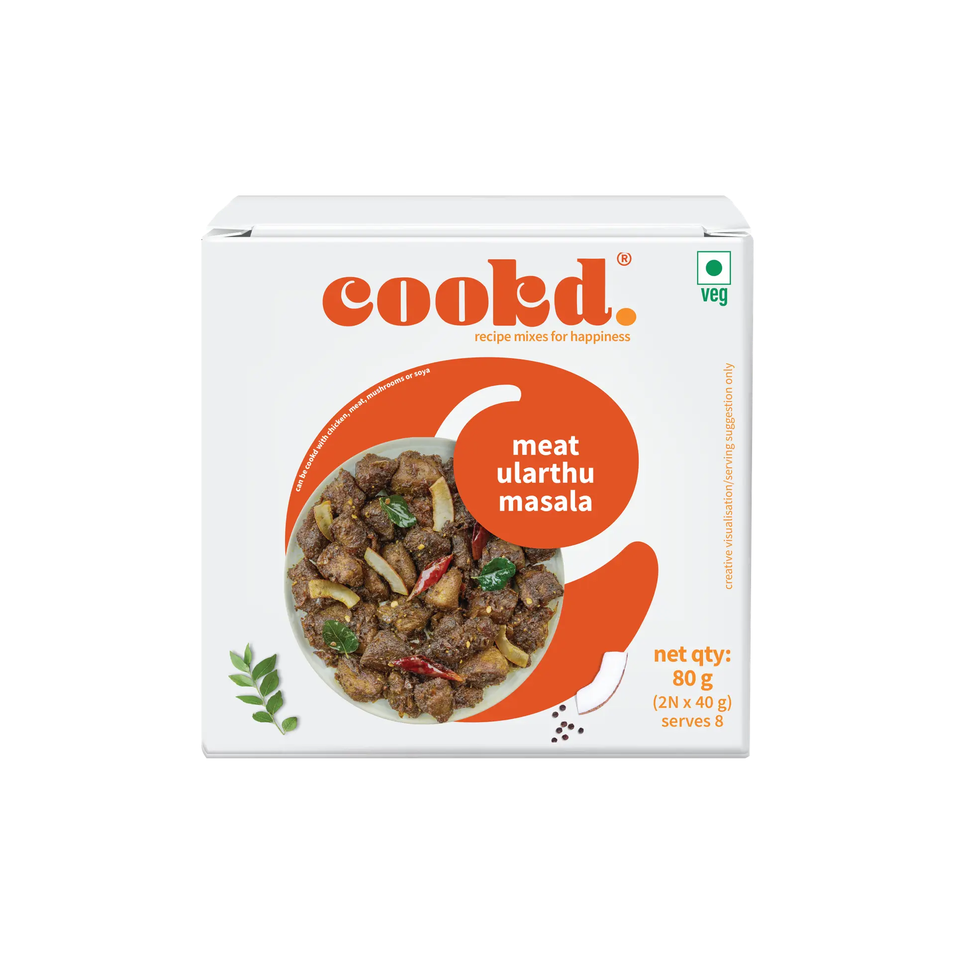 Cookd Meat Ularthu Masala
