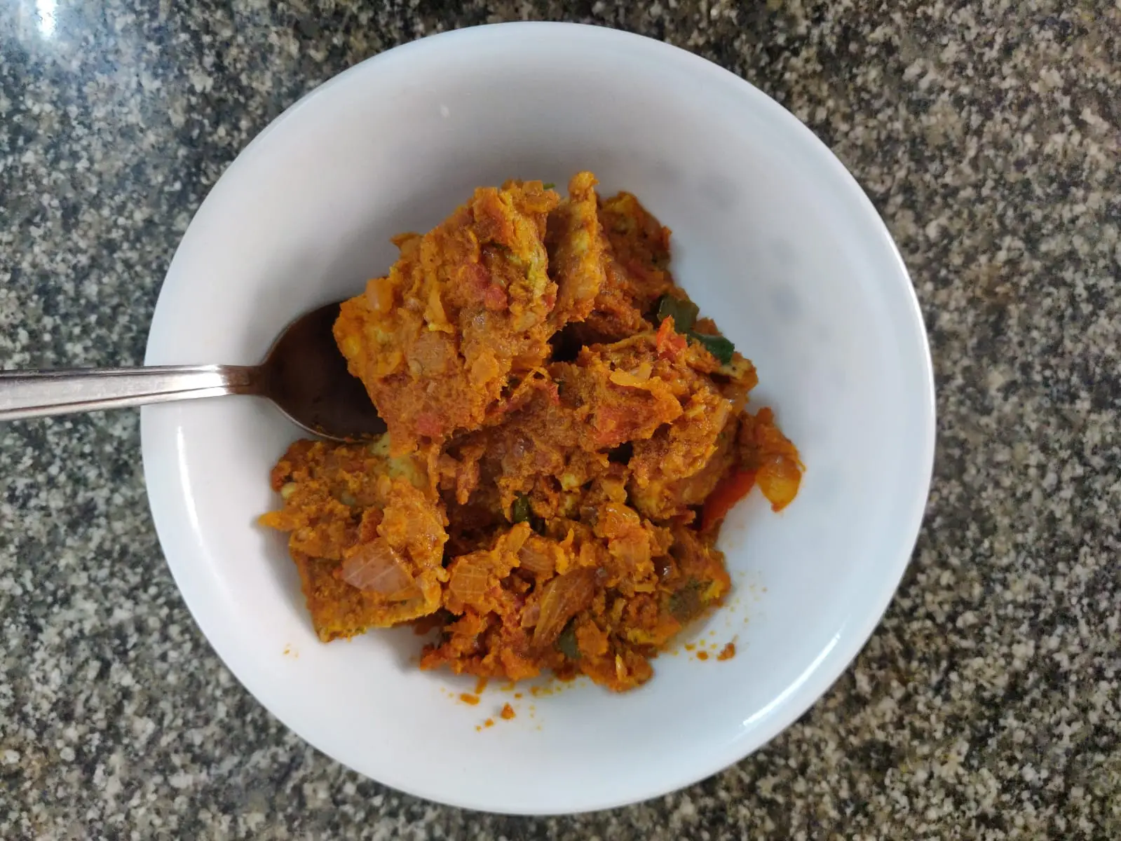 A cook's photo of Egg Omelette Curry