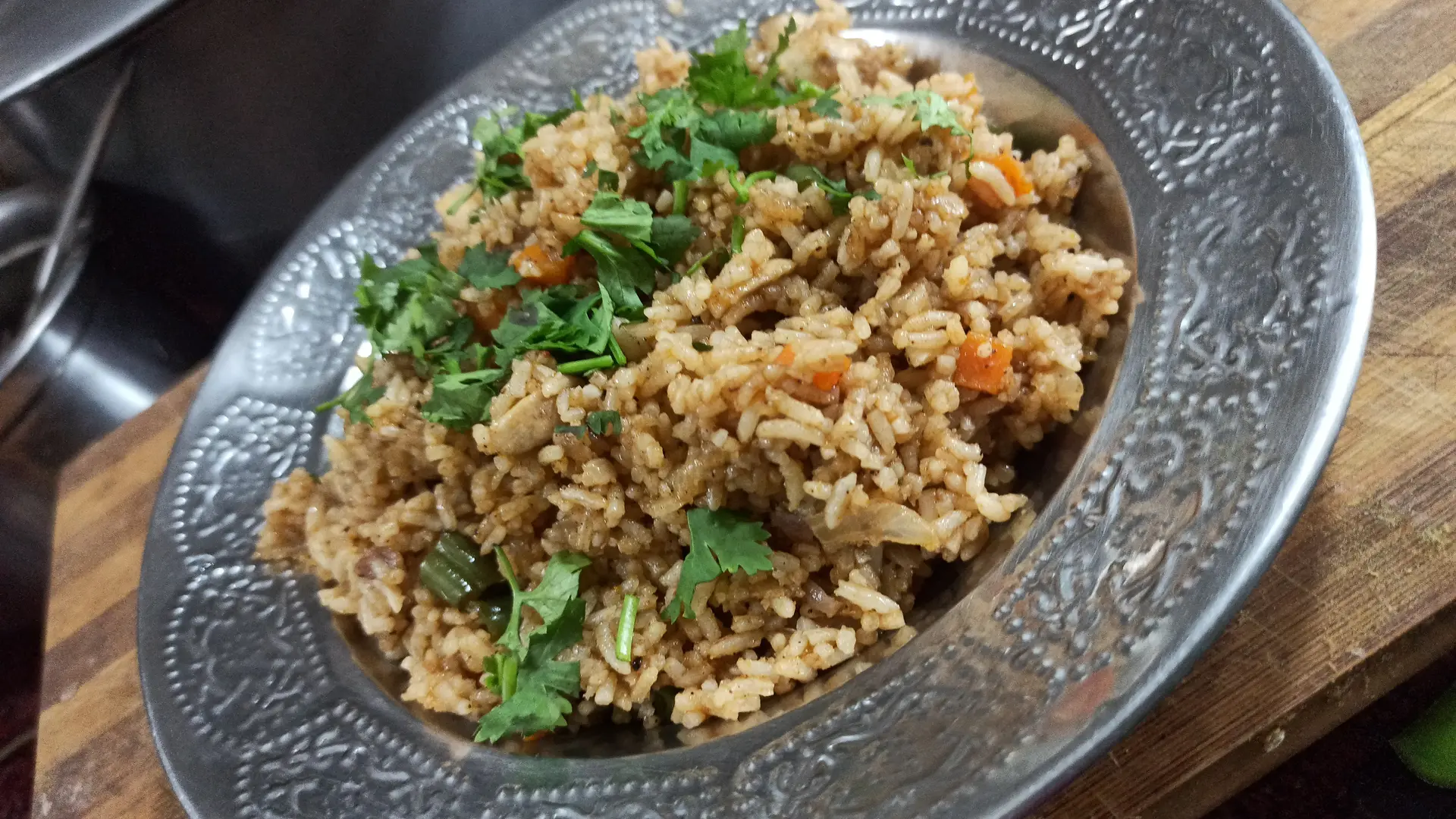 A cook's photo of Mushroom Fried Rice