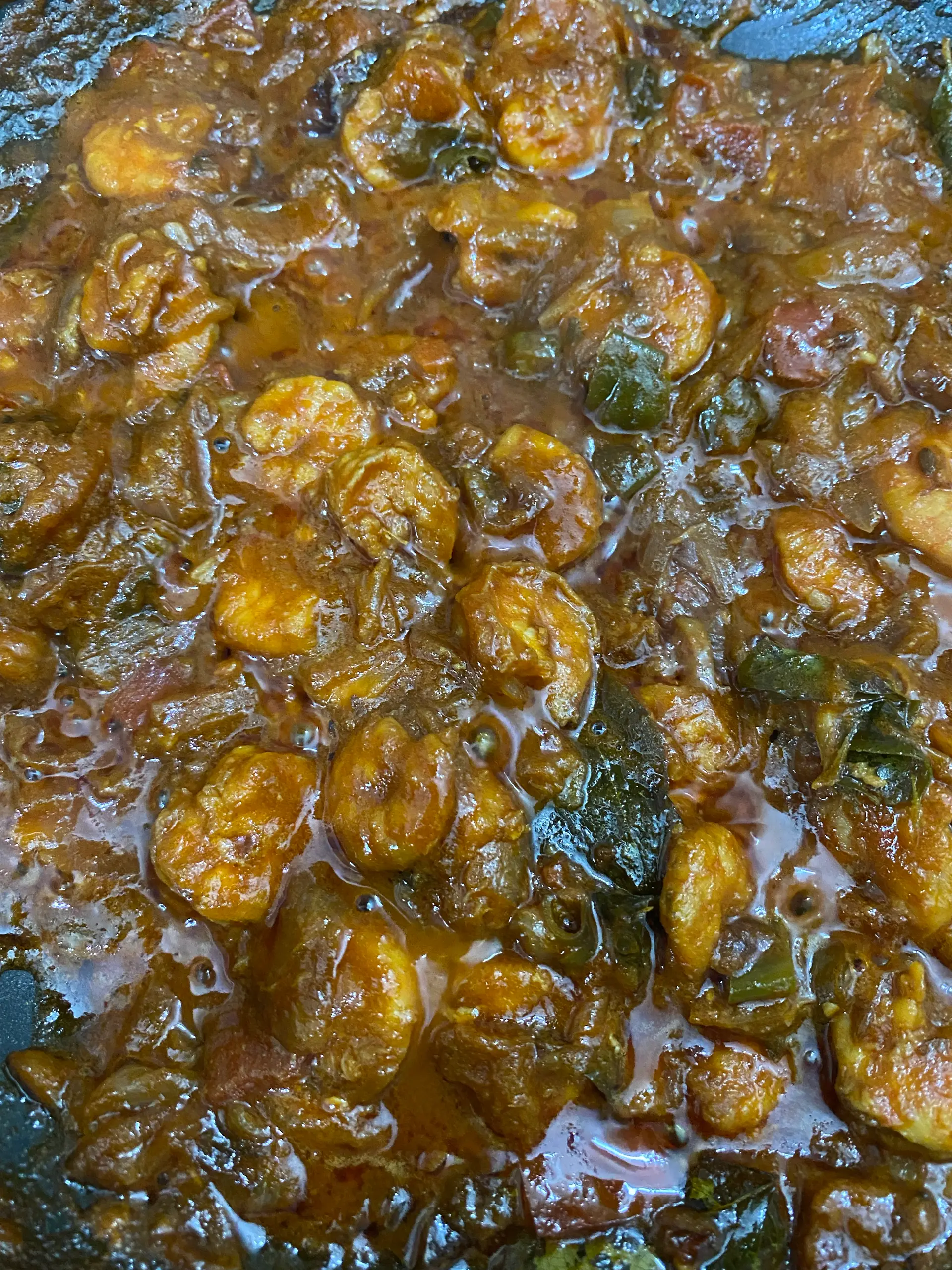 A cook's photo of Prawn Thokku