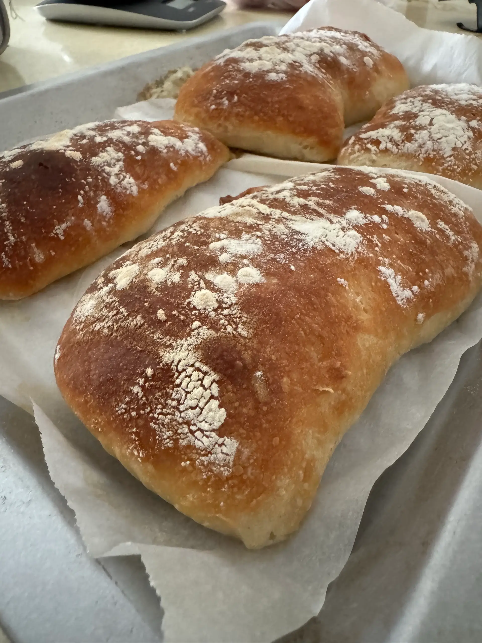 A cook's photo of No-Knead Ciabatta