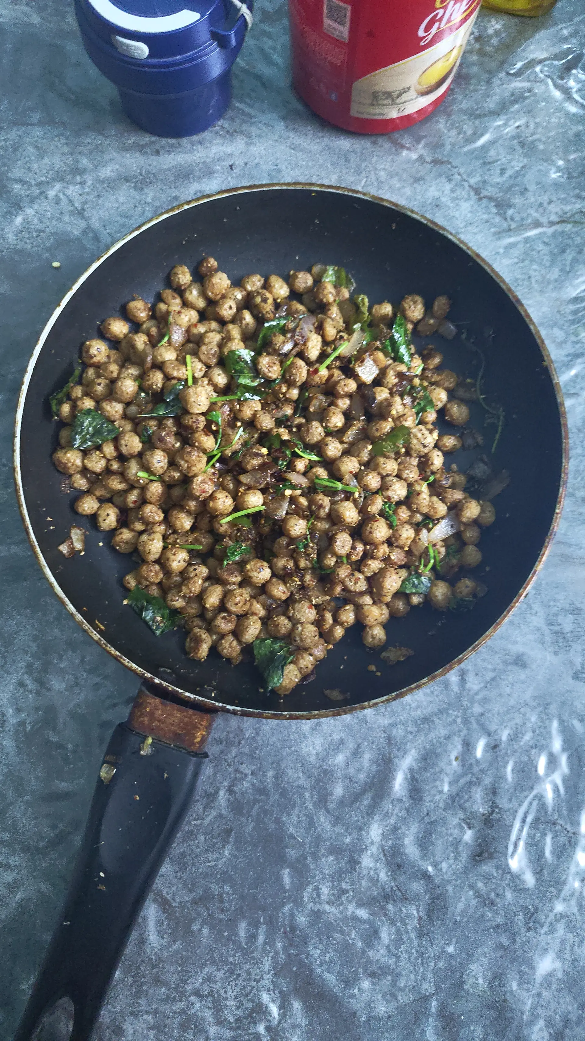 A cook's photo of Soya Chunk Pepper Fry