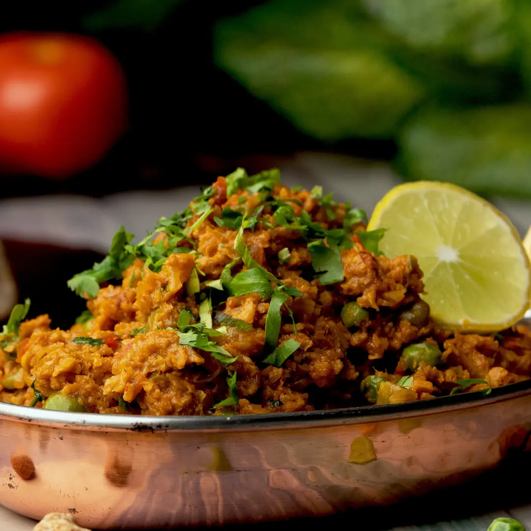 Soya Matar Keema Masala