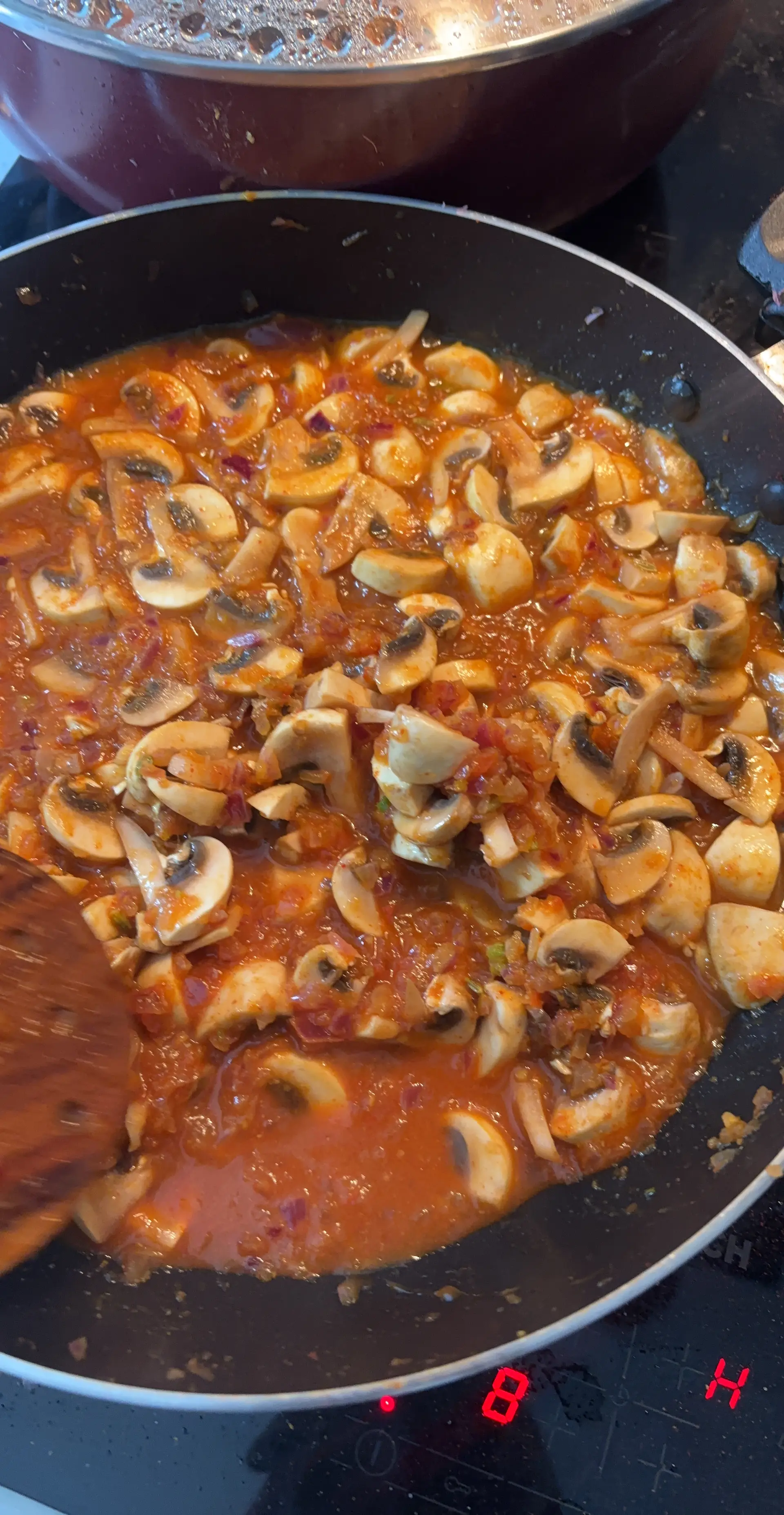 A cook's photo of Mushroom Masala