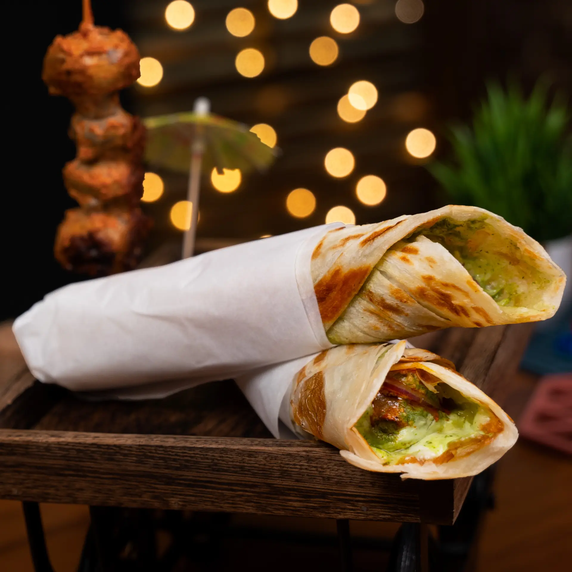 Tandoori Mushroom Rolls