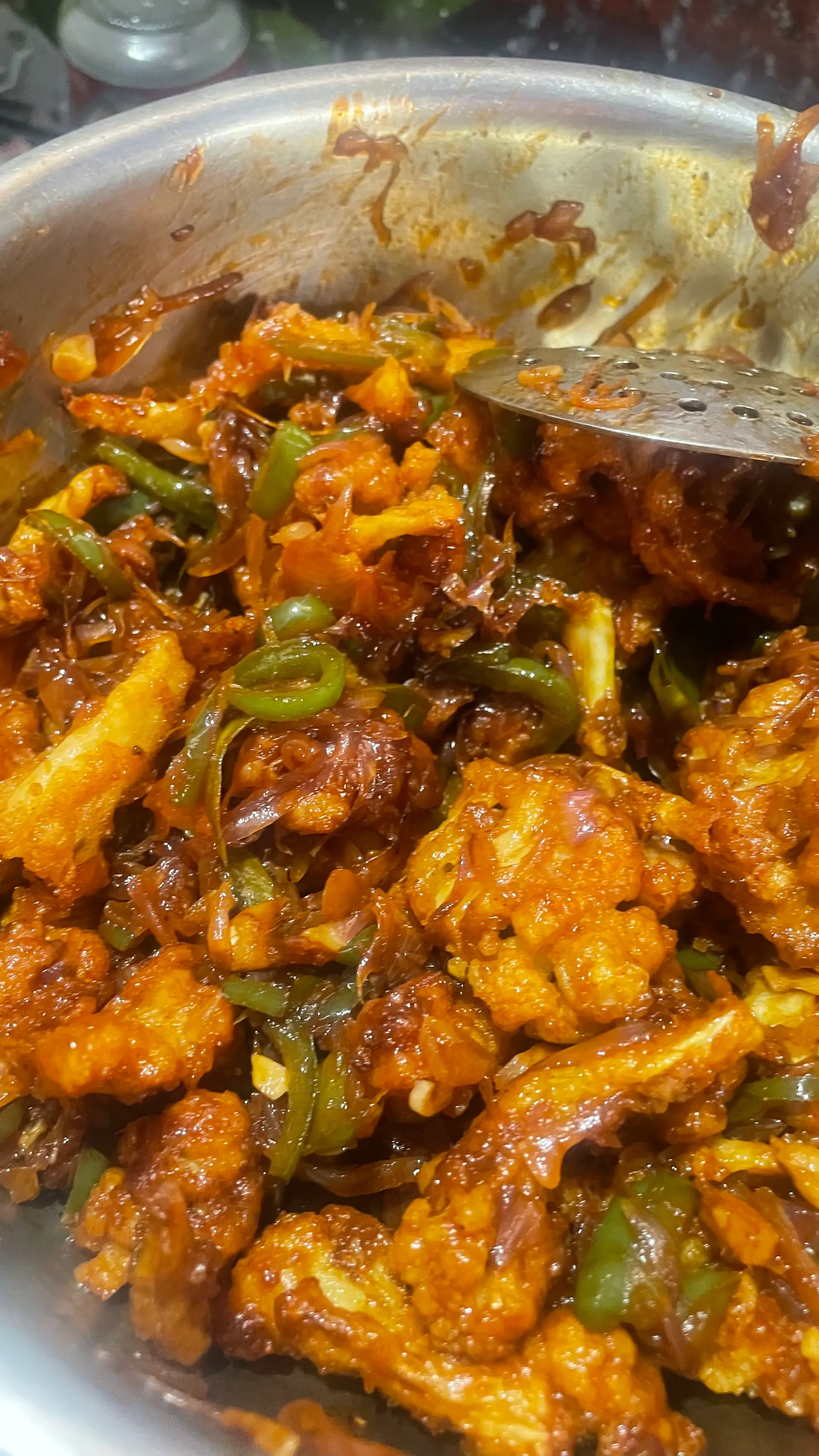 A cook's photo of Gobi Manchurian