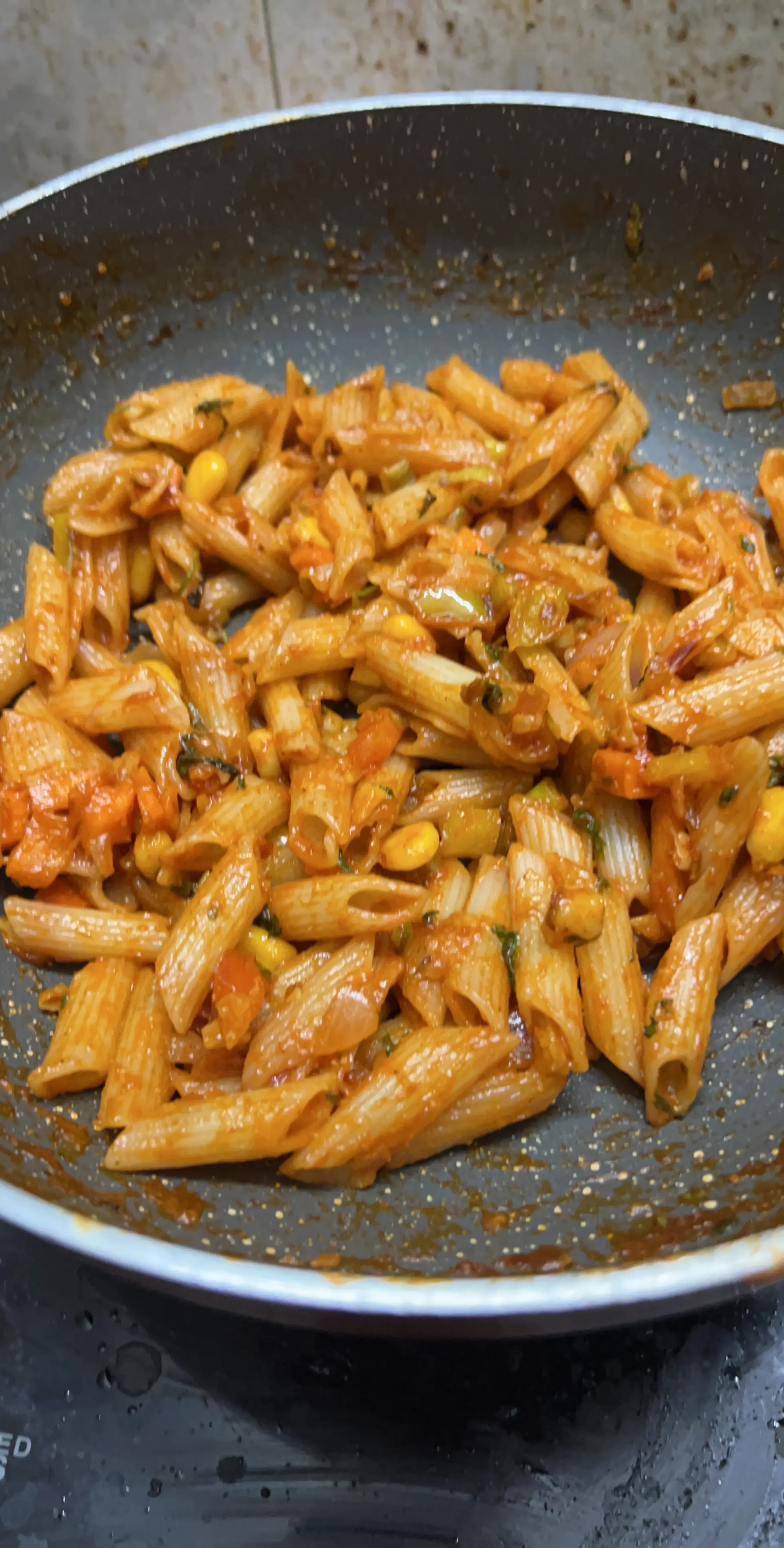 A cook's photo of Masala Macaroni