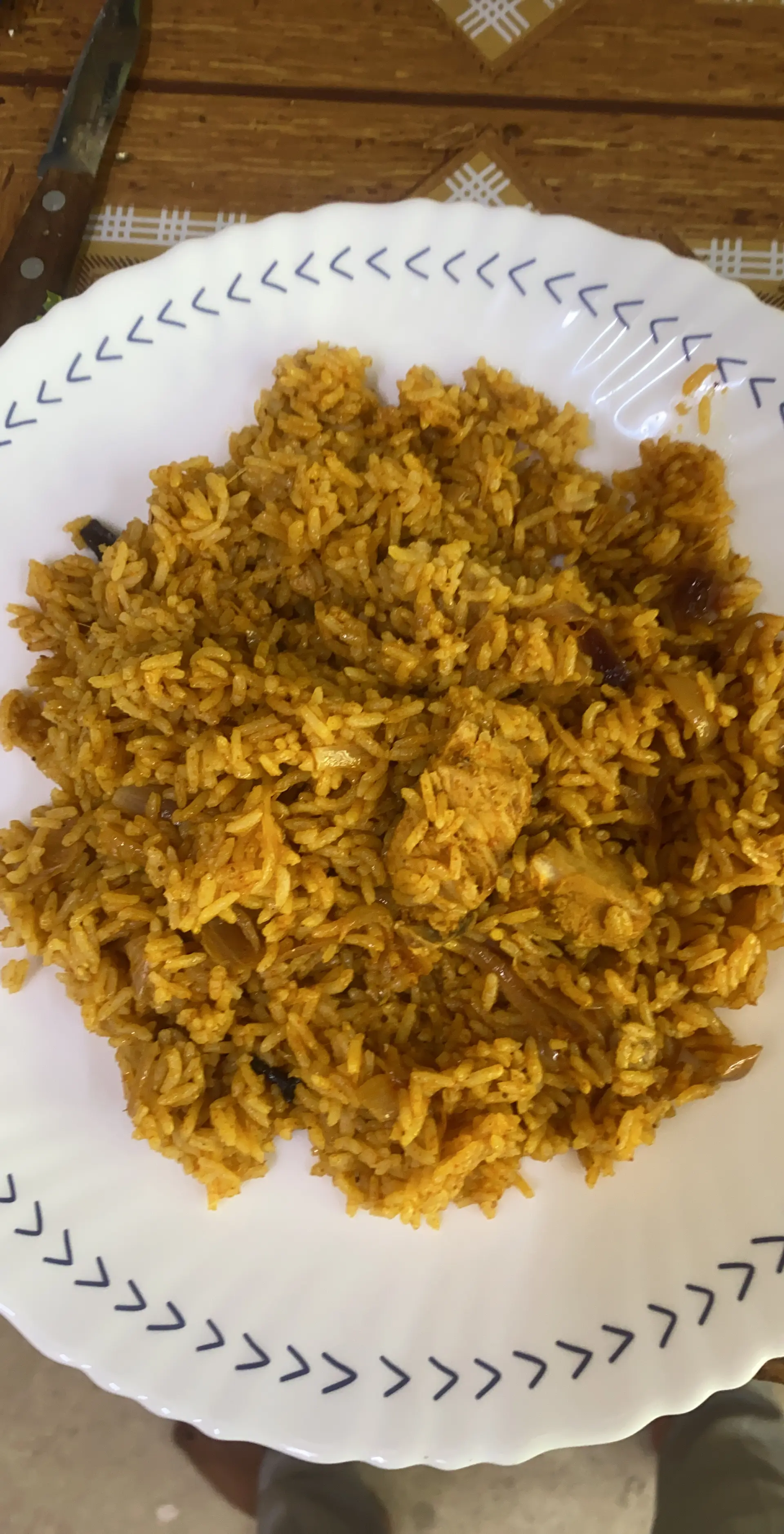 A cook's photo of Chicken Biryani