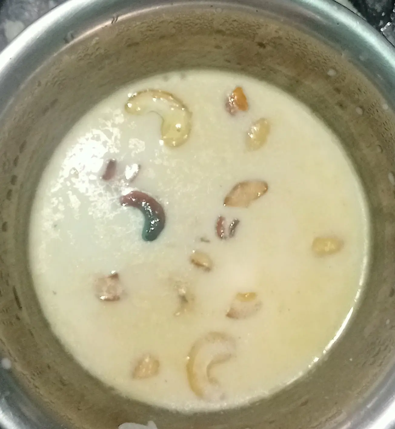 A cook's photo of Paal Payasam