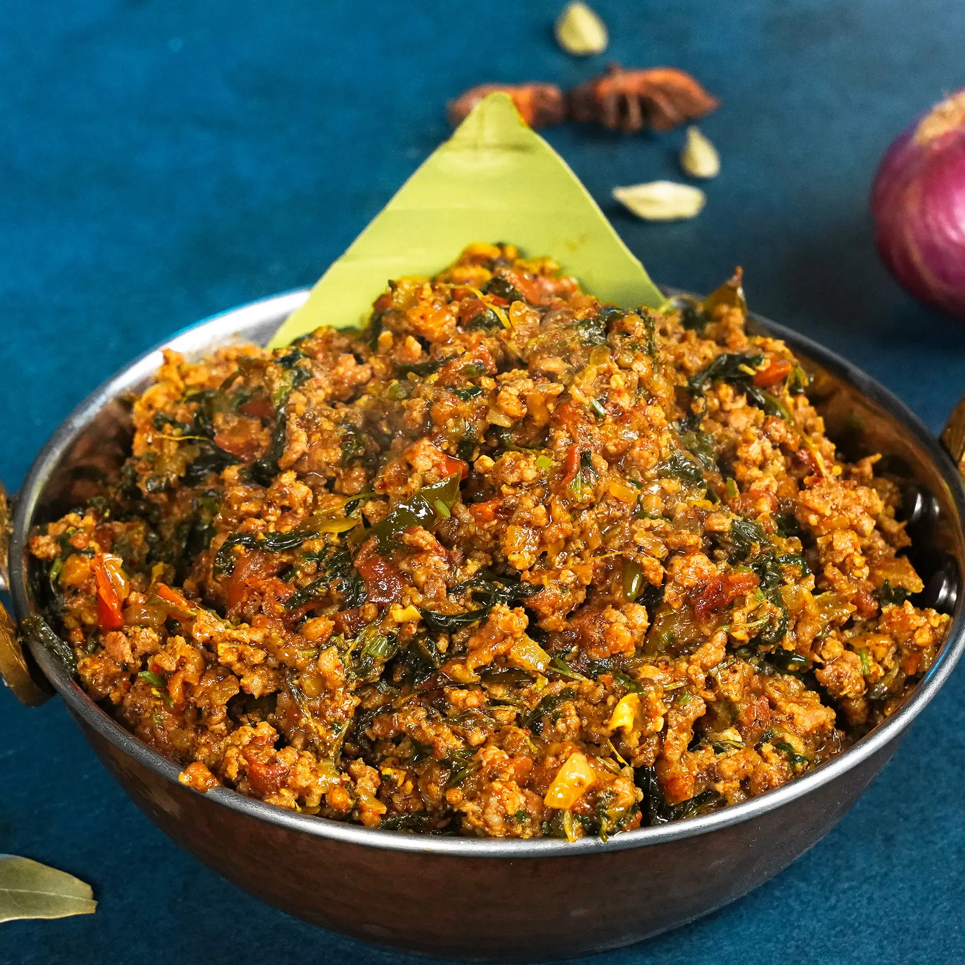 Sirukeerai kothukari masala