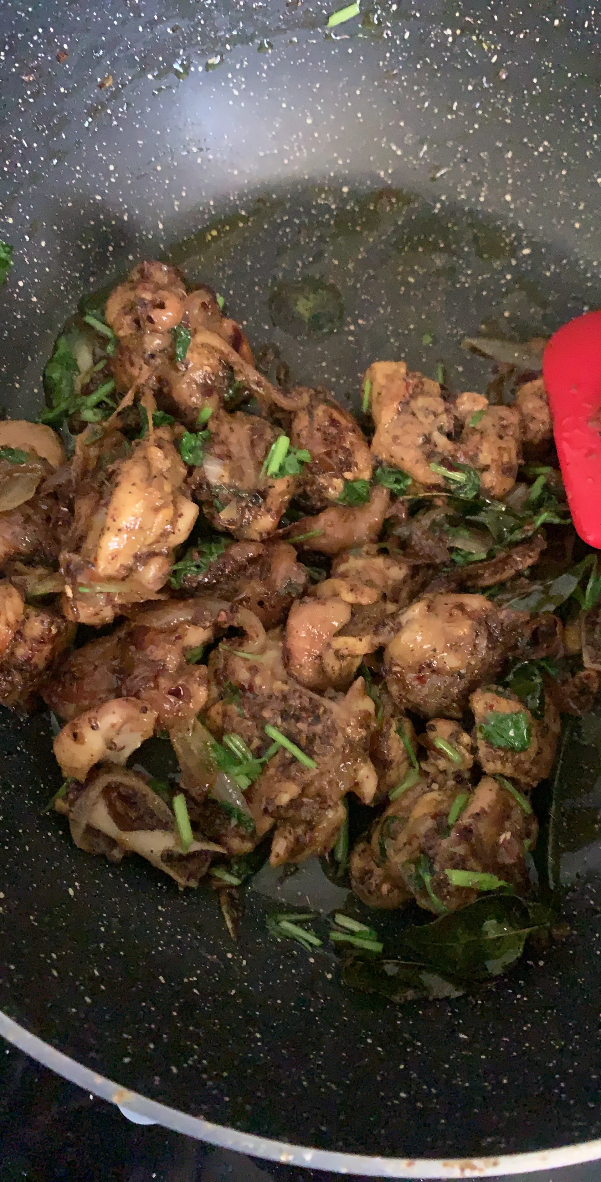 A cook's photo of Pepper Chicken Fry