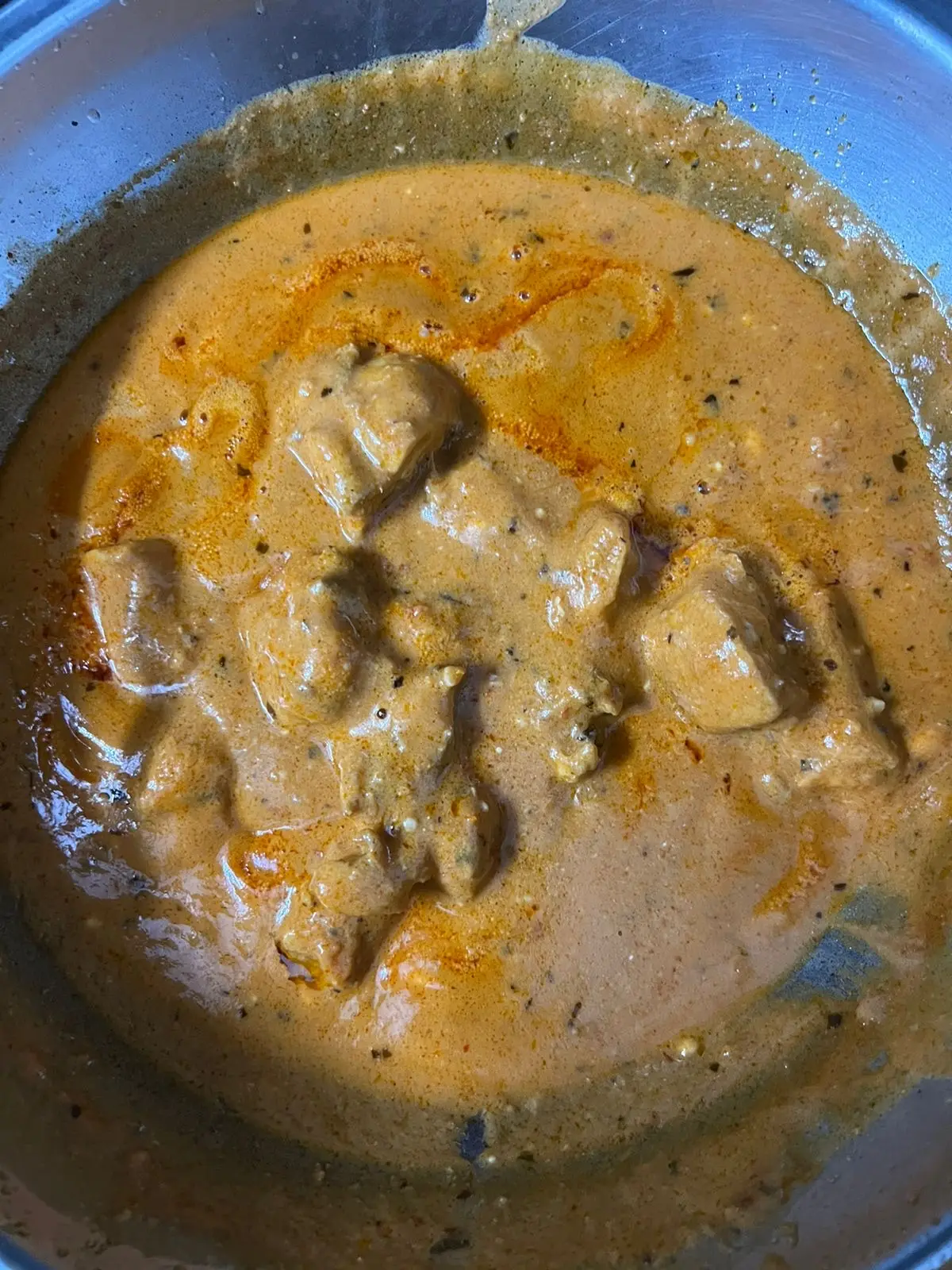 A cook's photo of Butter Chicken