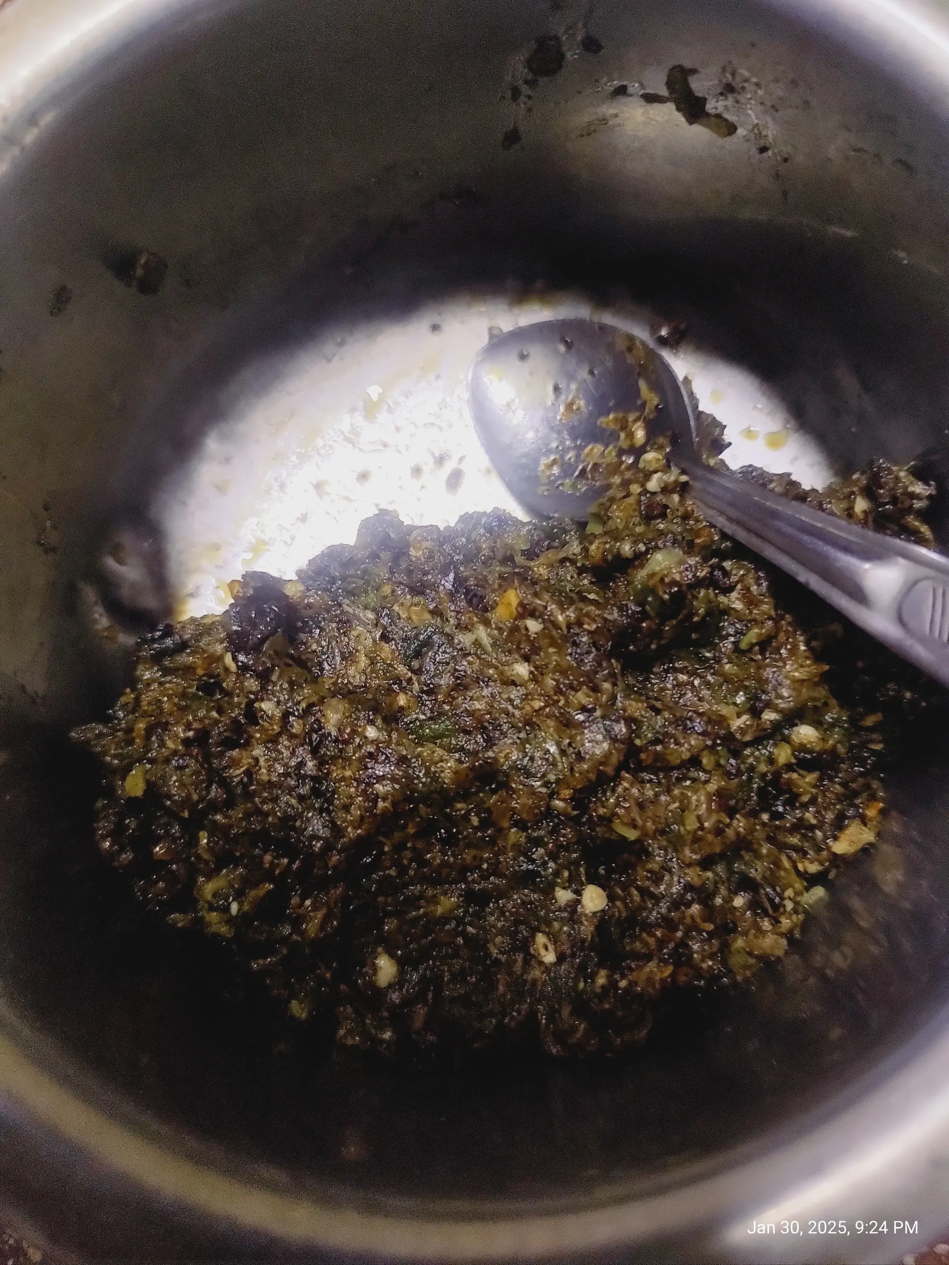A cook's photo of Lady's Finger Chutney