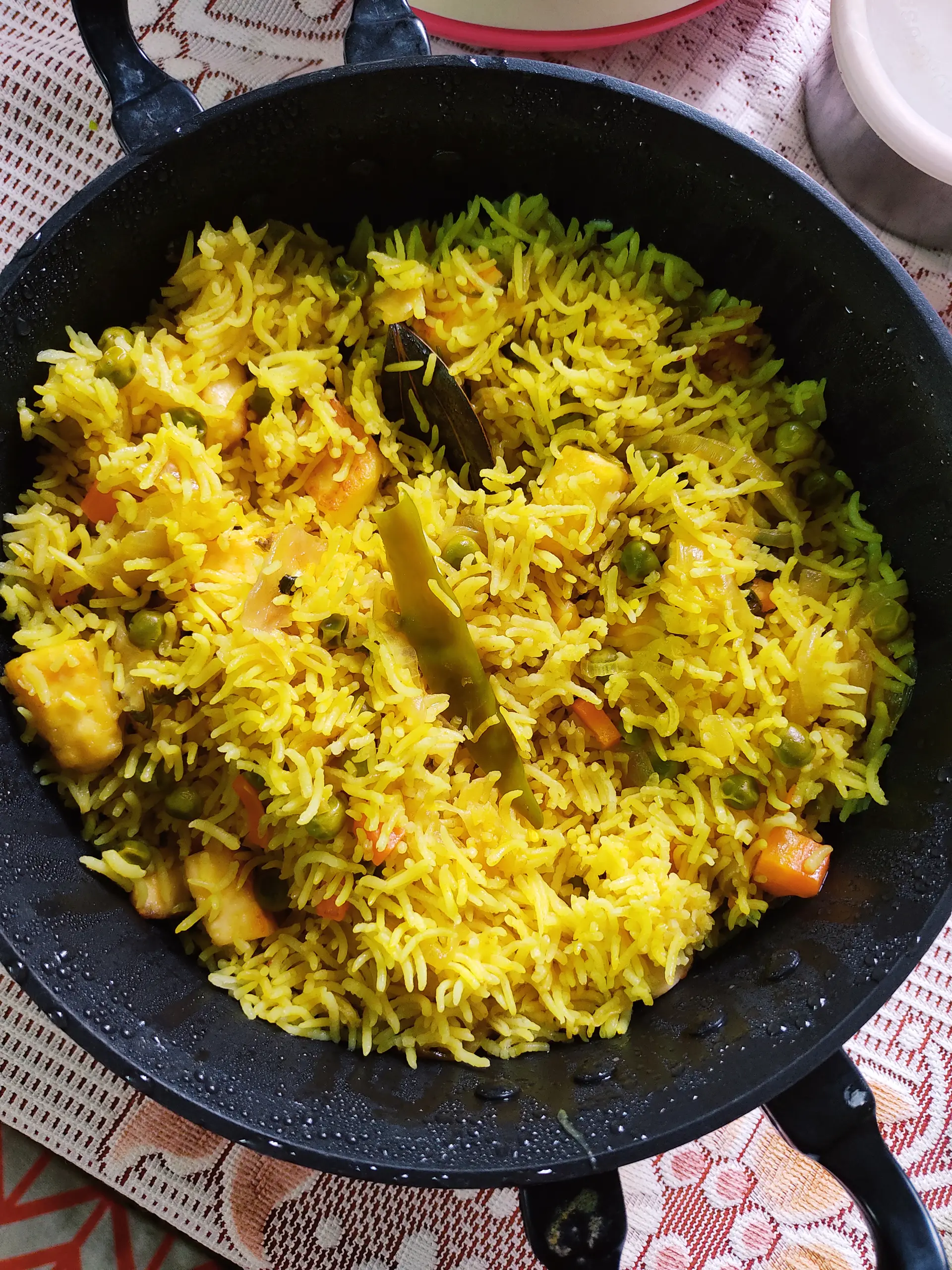 A cook's photo of Paneer Pulao