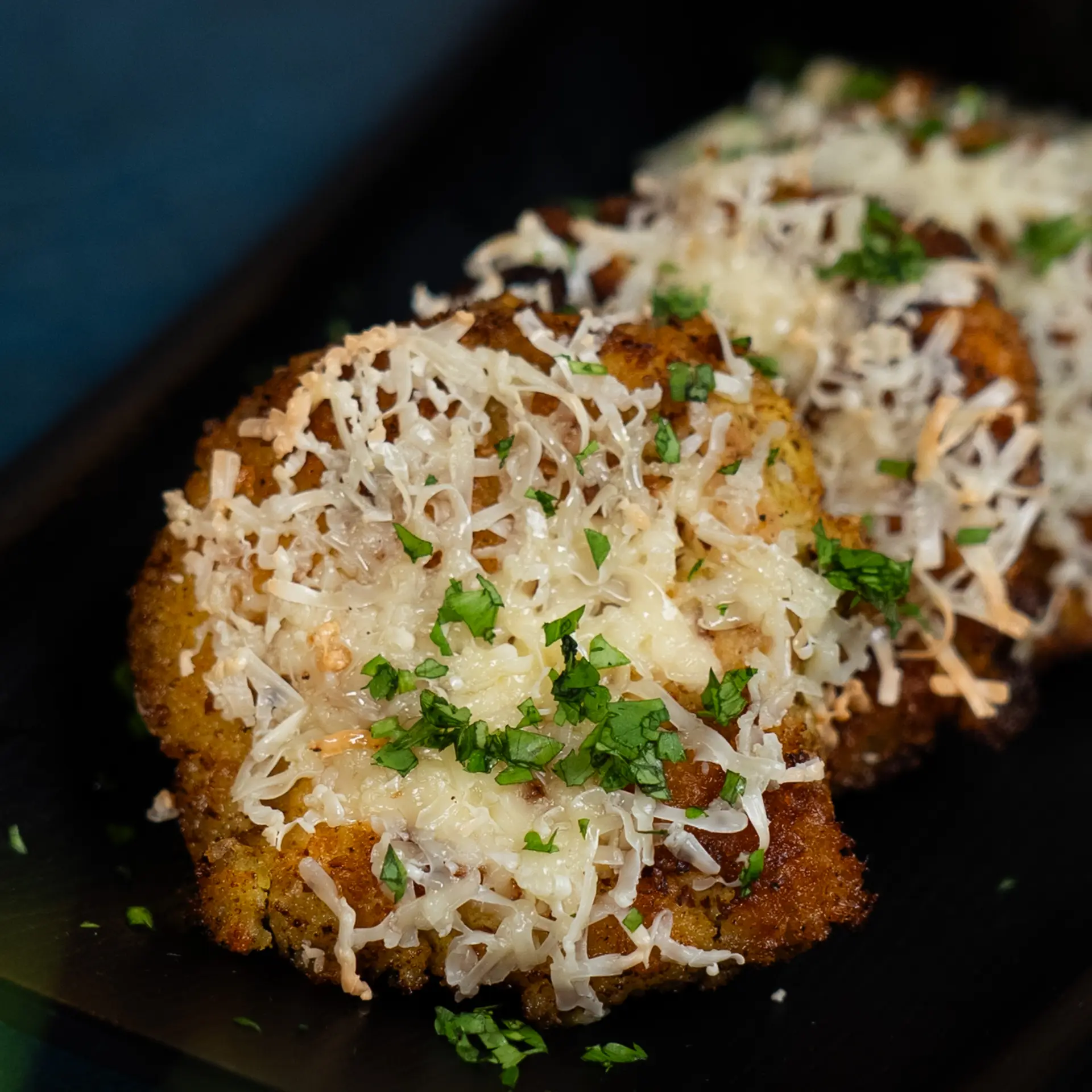 Cheesy Chicken with Mint Mayonnaise