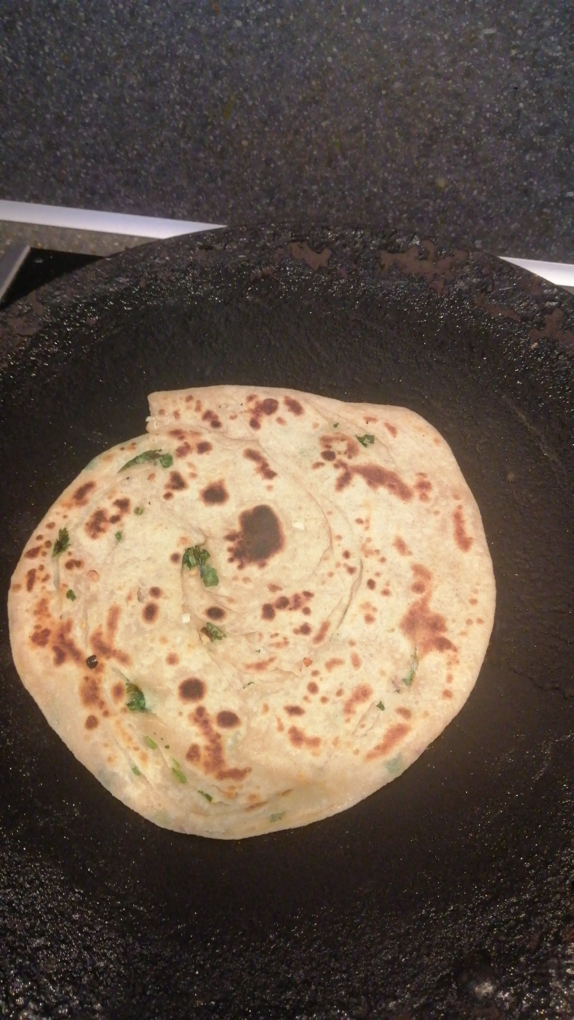 A cook's photo of Easy Garlic Laccha Paratha