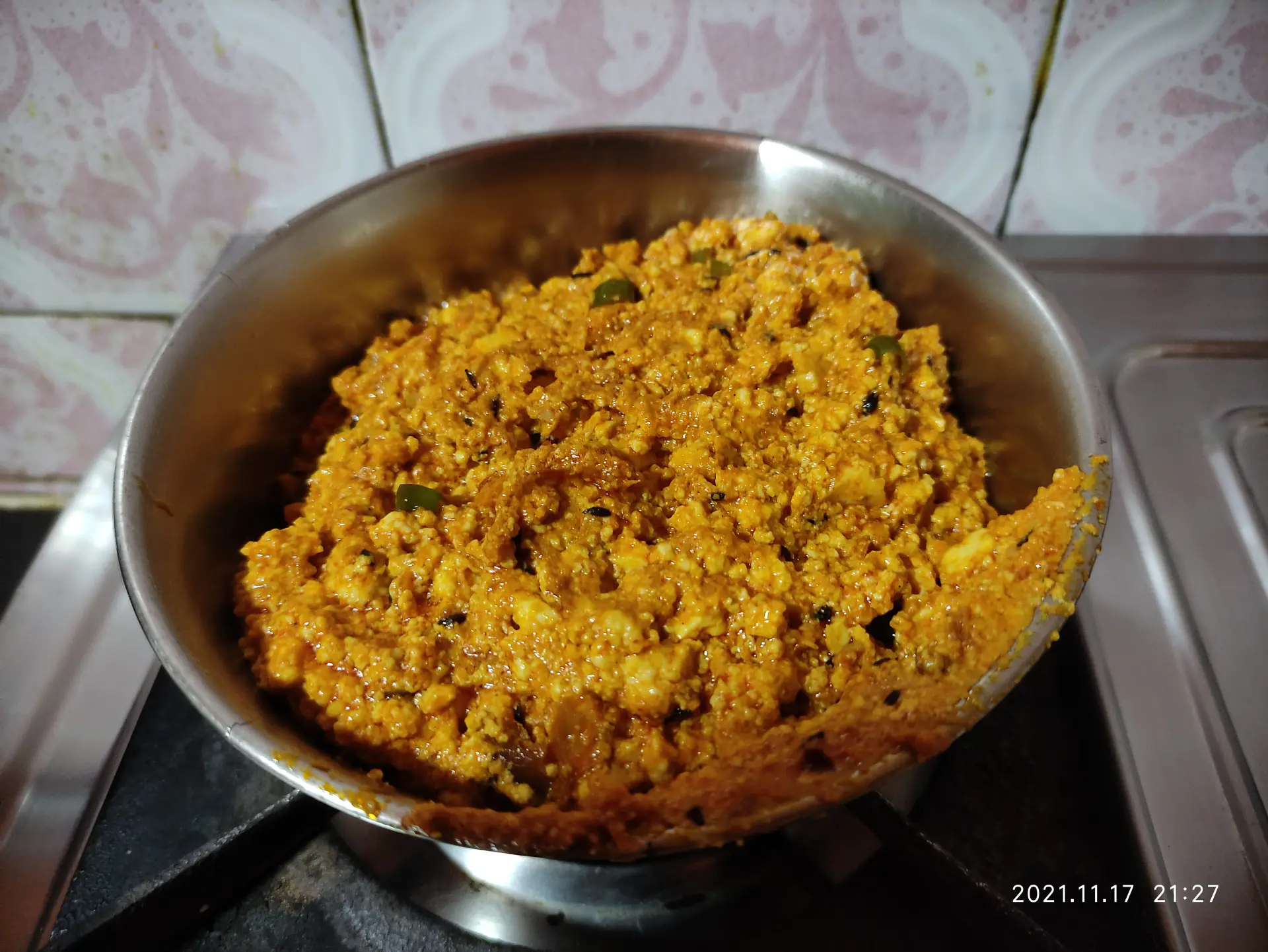 A cook's photo of Restaurant Style Paneer Bhurji