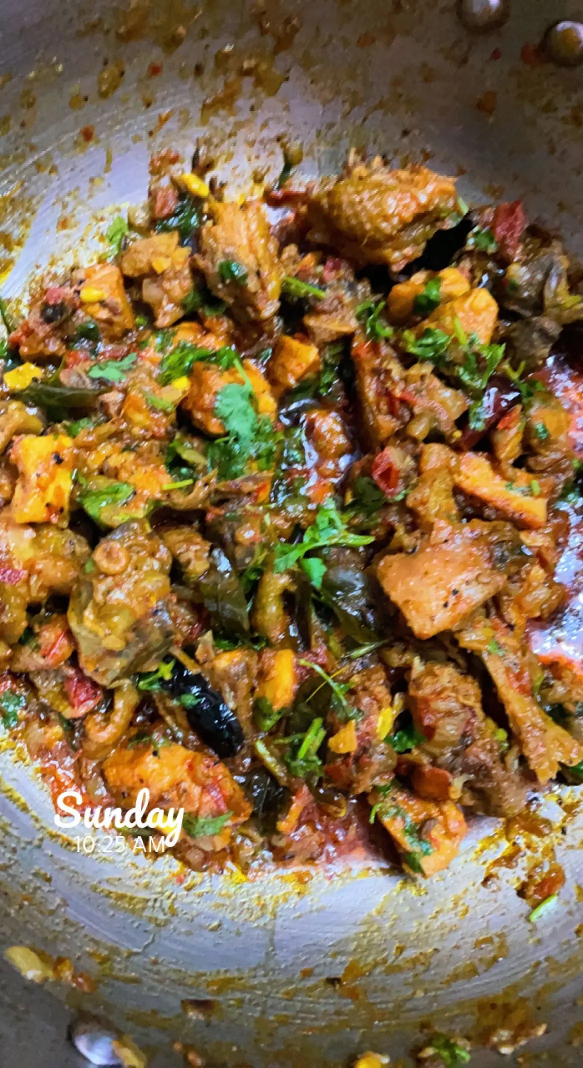 A cook's photo of Chettinad Chicken Chukka