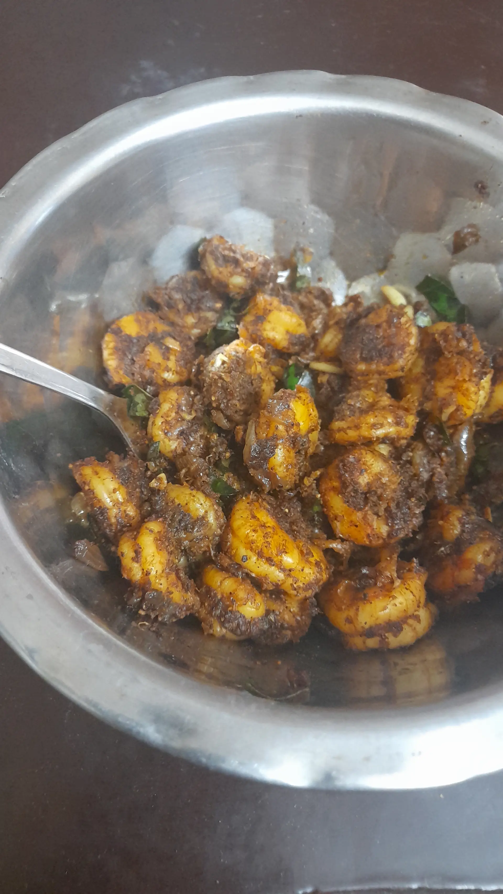 A cook's photo of Prawn Pepper Fry