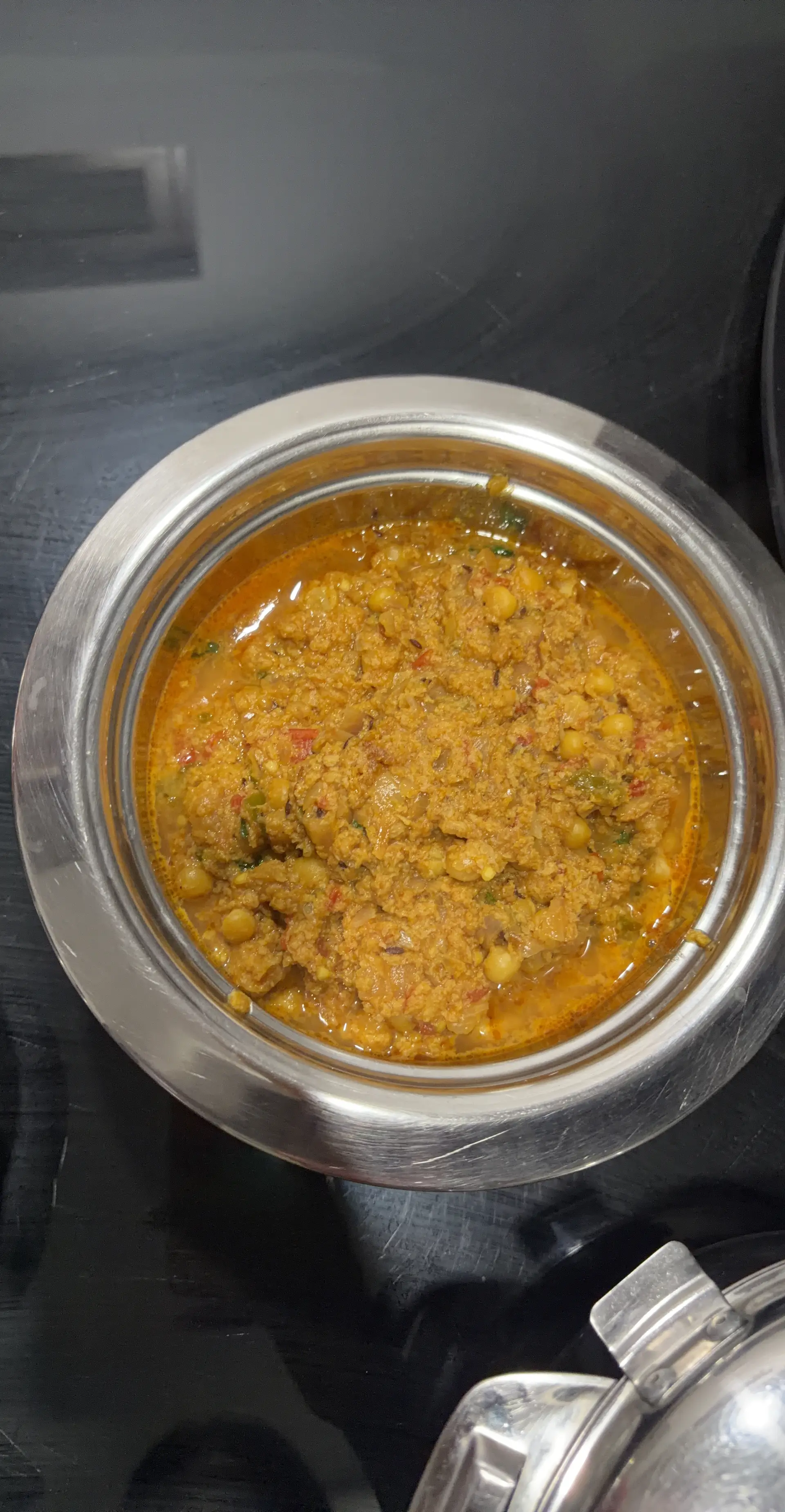 A cook's photo of Soya Matar Keema Masala