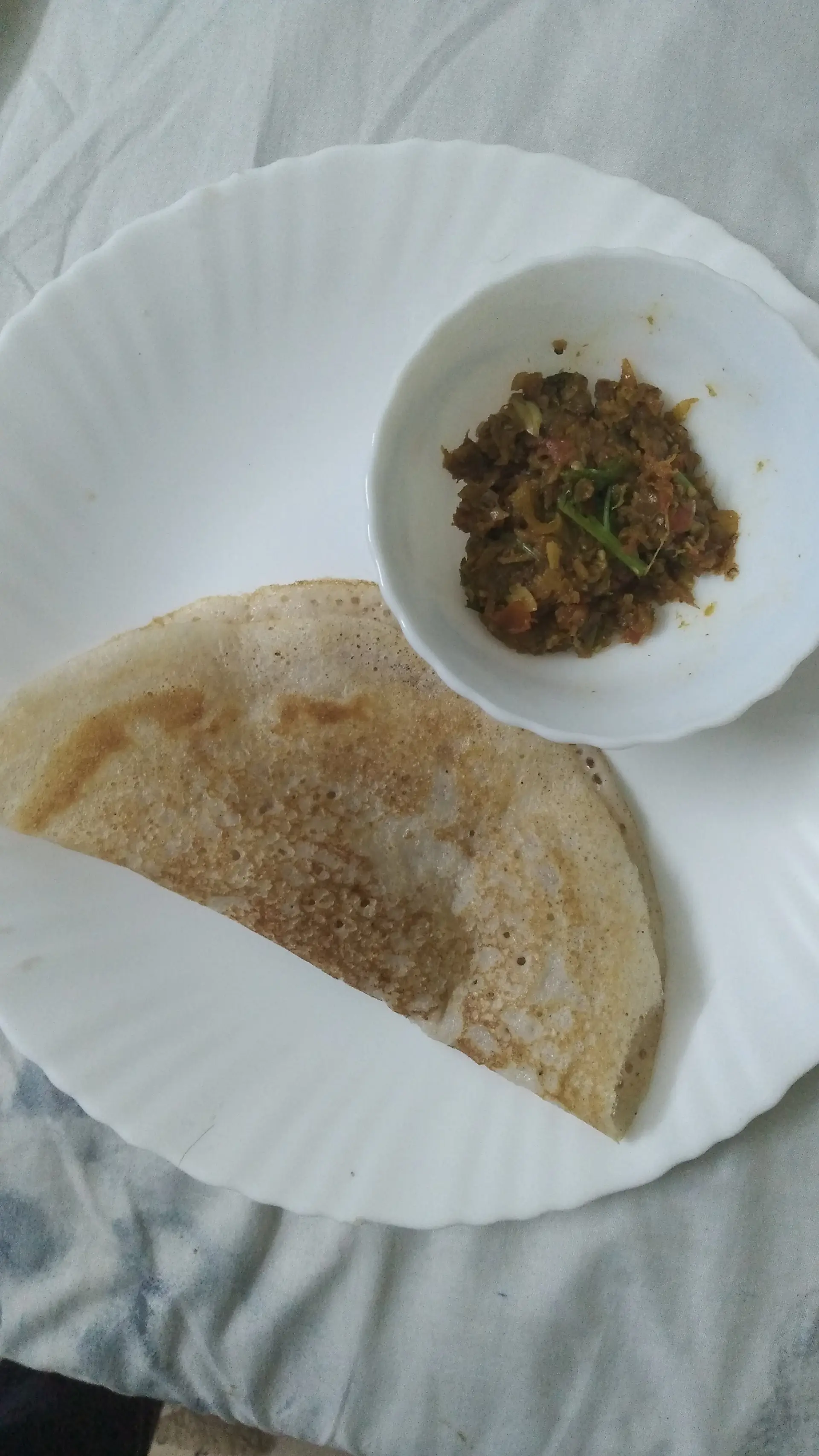 A cook's photo of Baingan Bharta