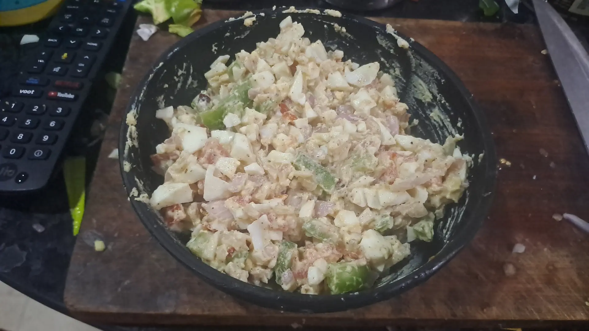 A cook's photo of Low-Fat Egg Salad