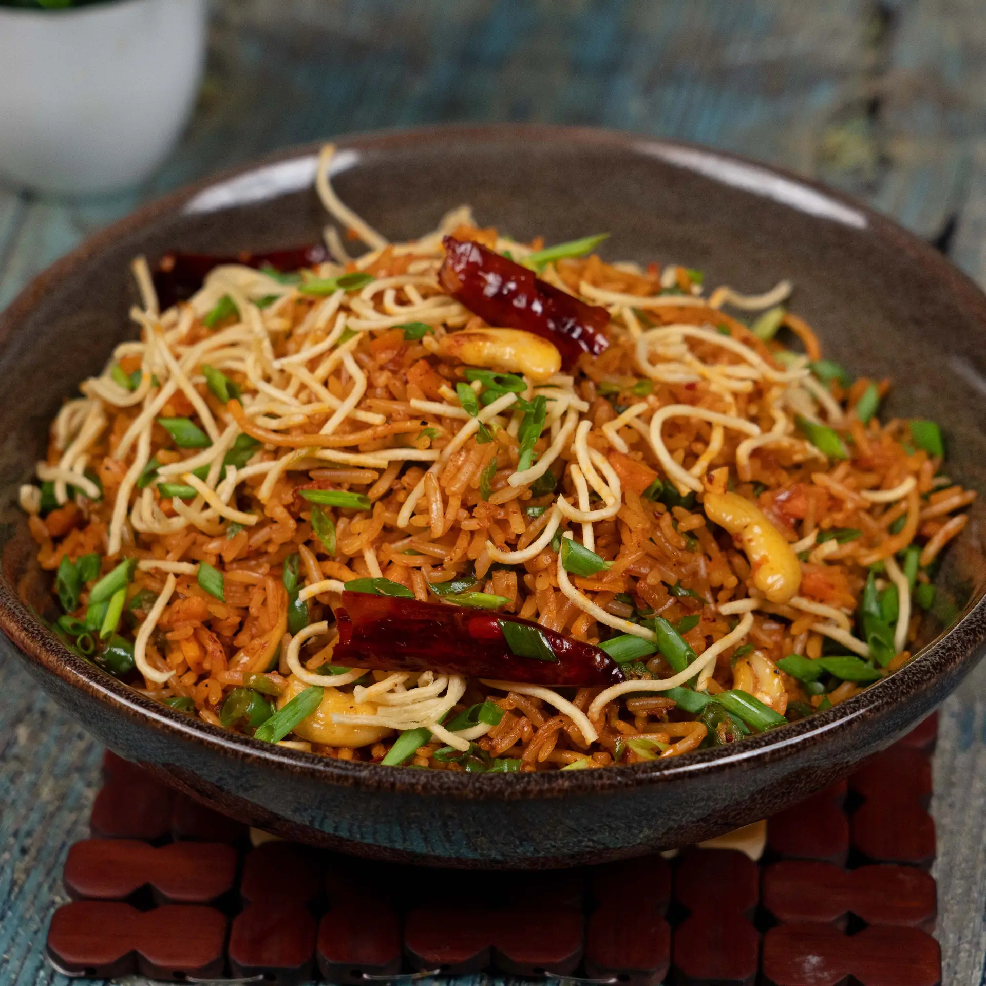Triple Schezwan Fried Rice