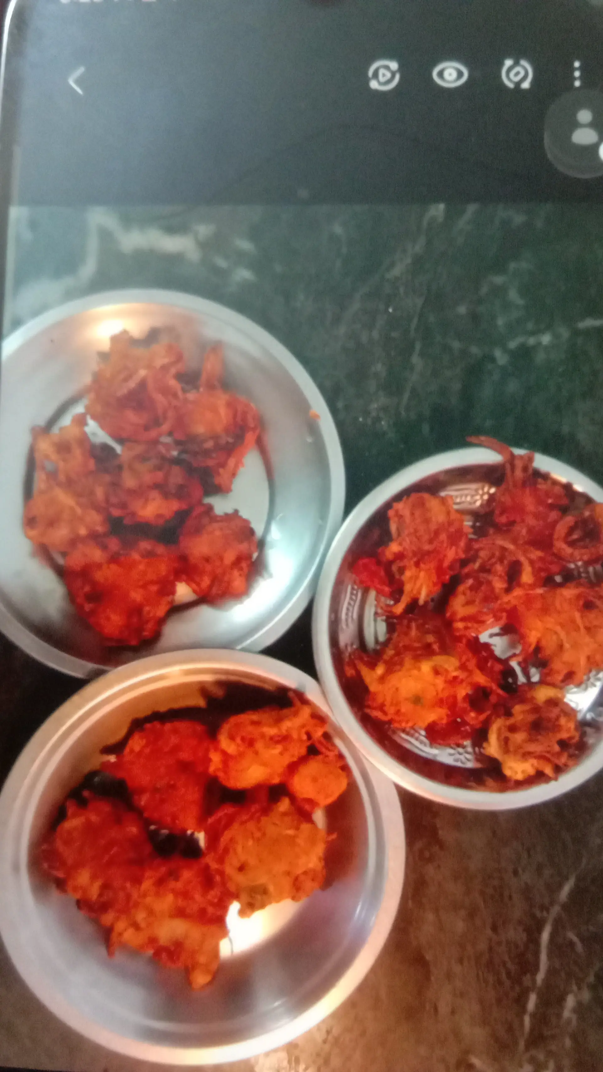 A cook's photo of Onion Pakoda