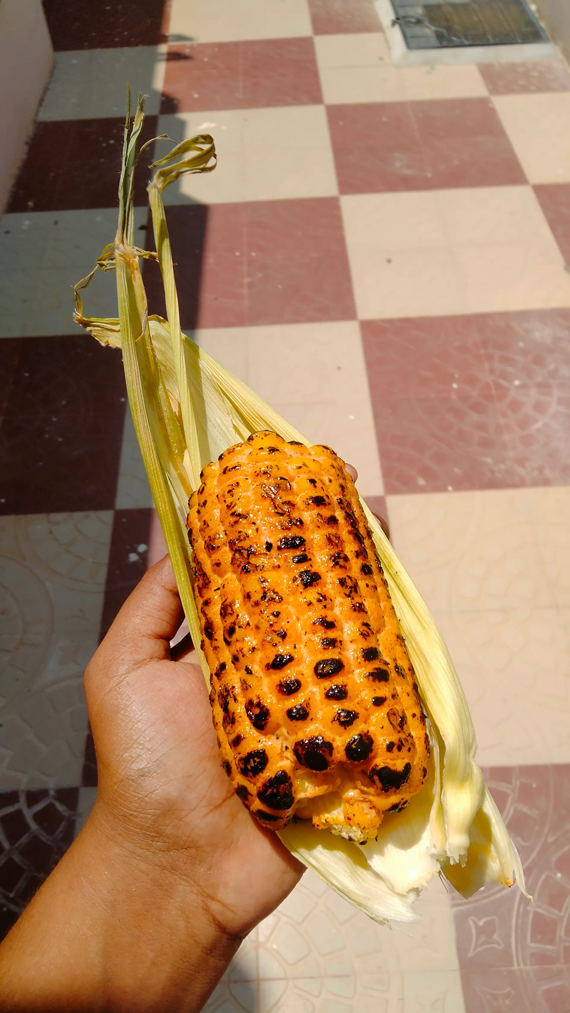 A cook's photo of Tandoori Corn