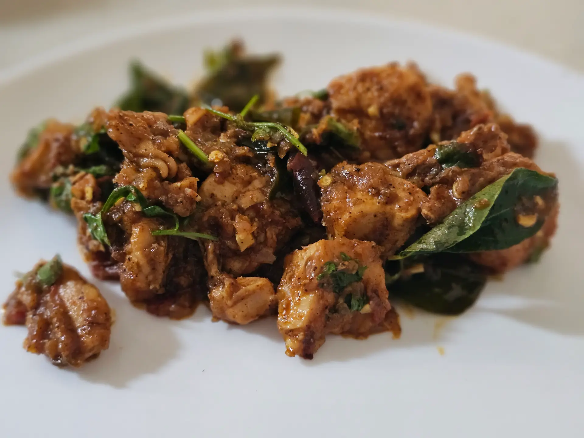 A cook's photo of Chettinad Chicken Chukka
