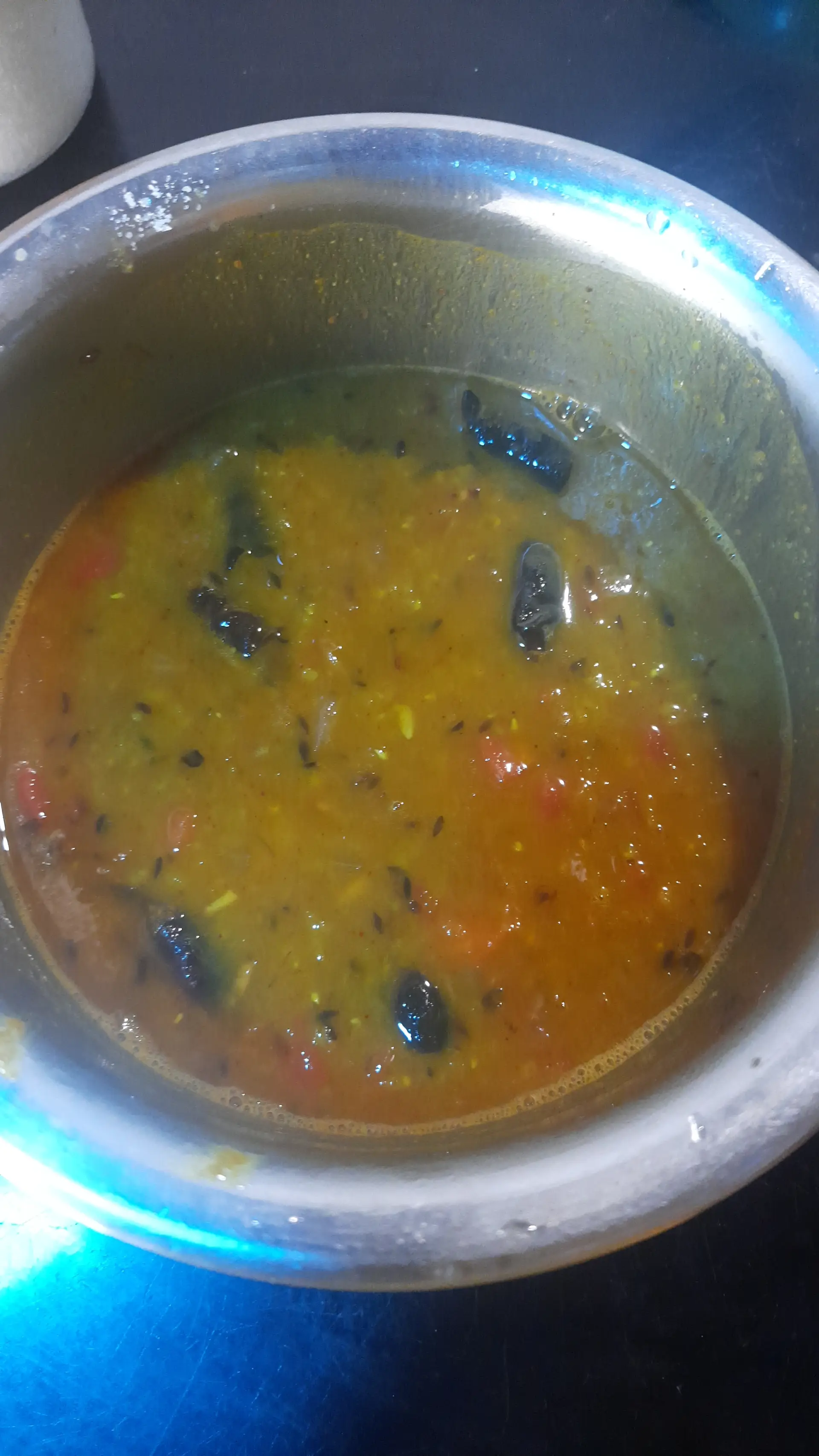 A cook's photo of Dal Tadka