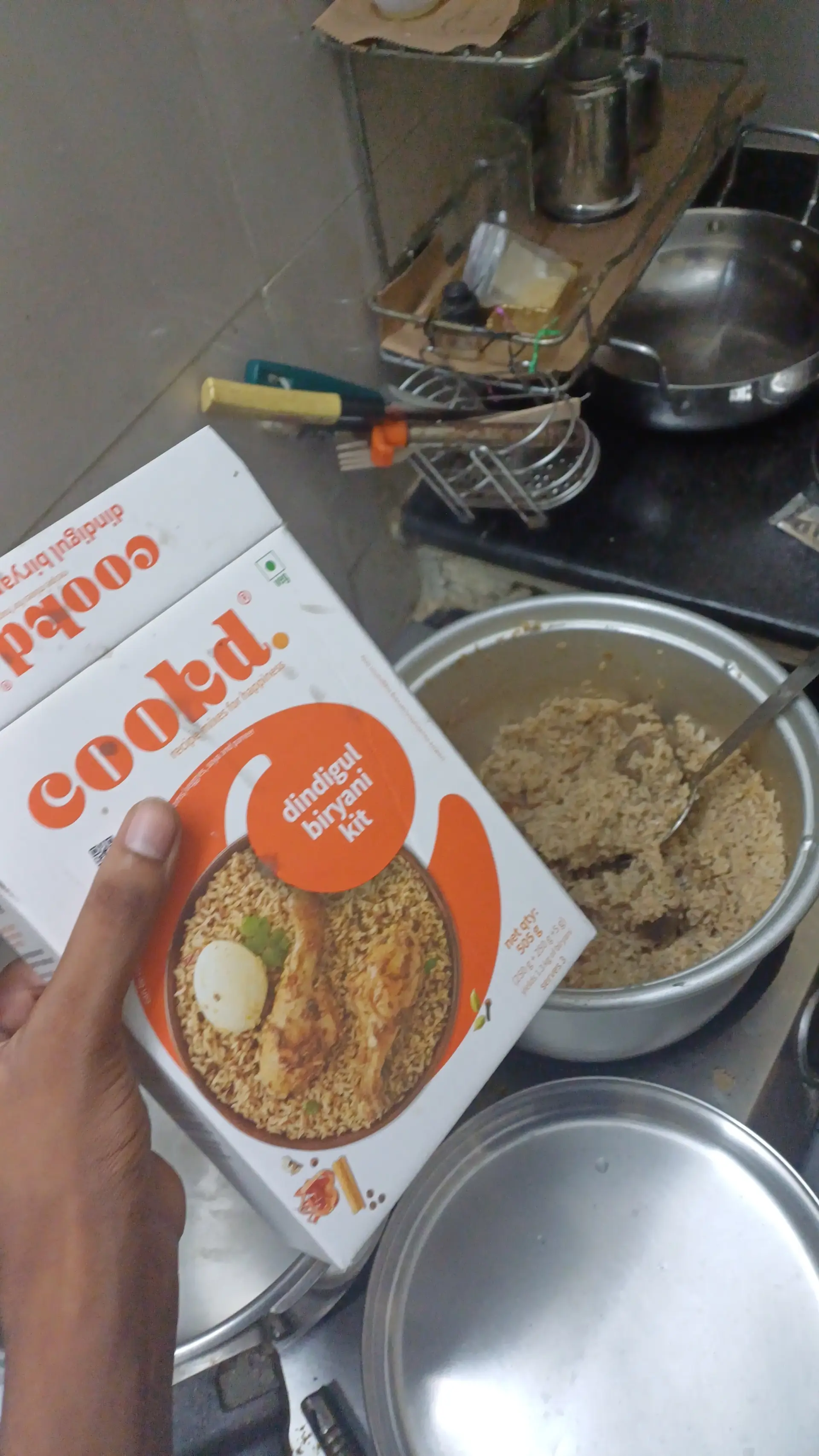 A cook's photo of Cookd Dindigul Mutton Biryani (500 g)