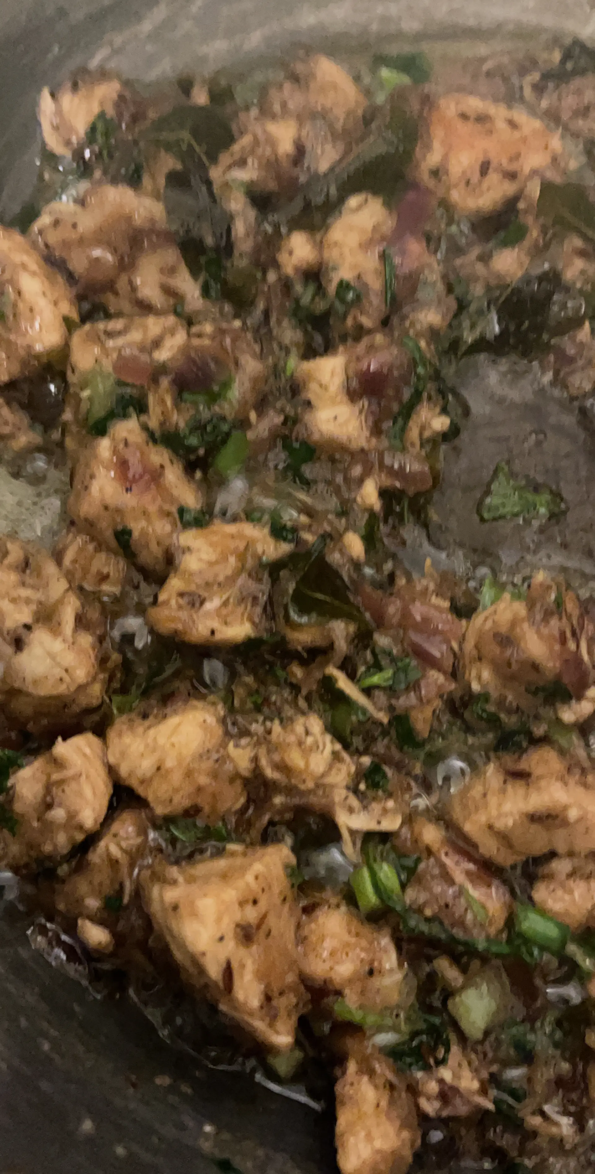 A cook's photo of Easy Chicken Varuval