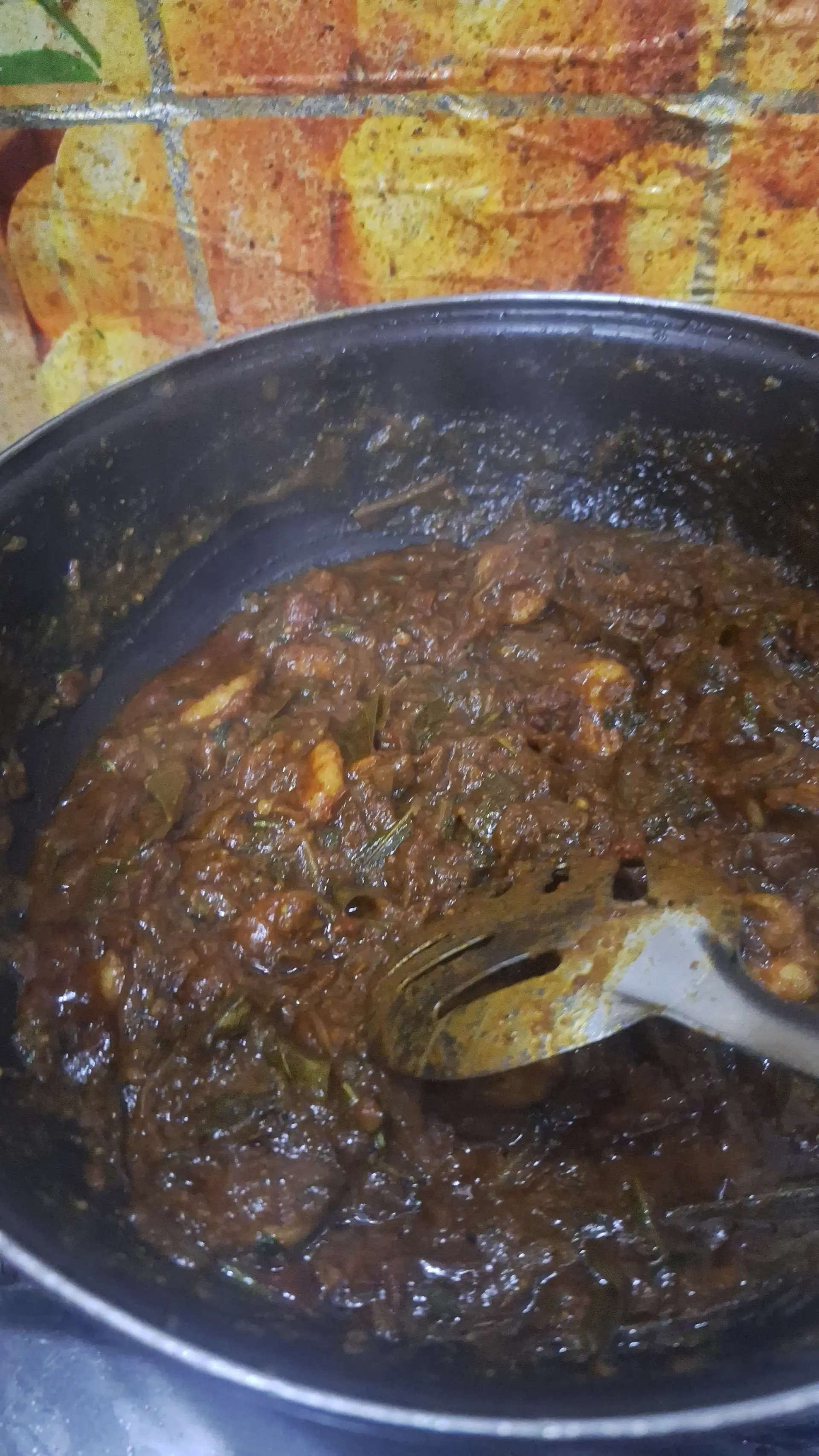 A cook's photo of Prawn Thokku